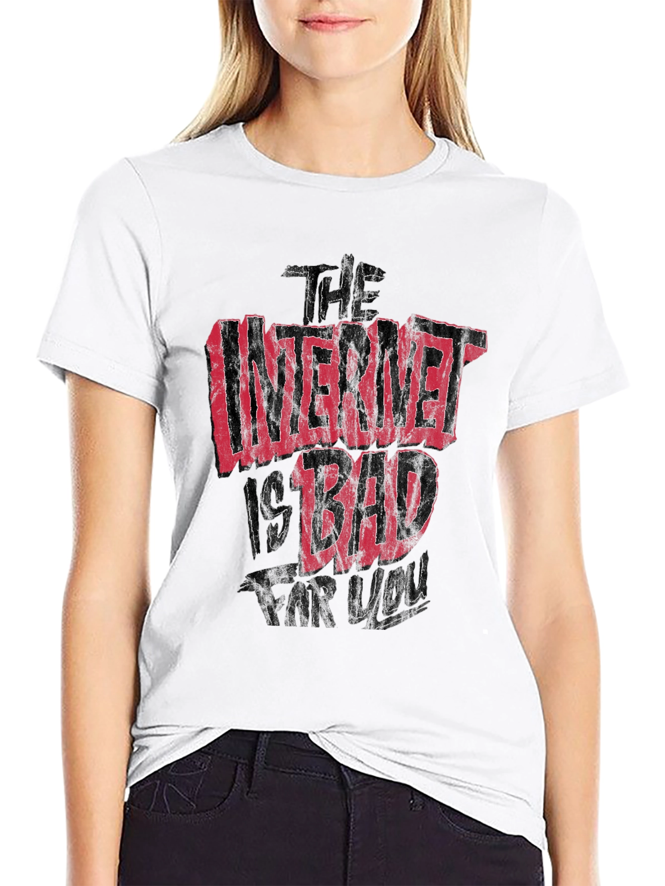 The Internet Is Bad For You Graphic T-Shirt
