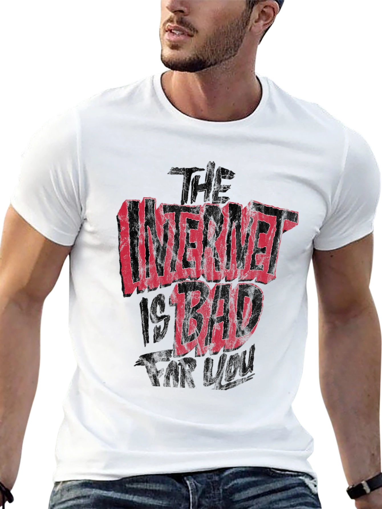 The Internet Is Bad For You Graphic T-Shirt