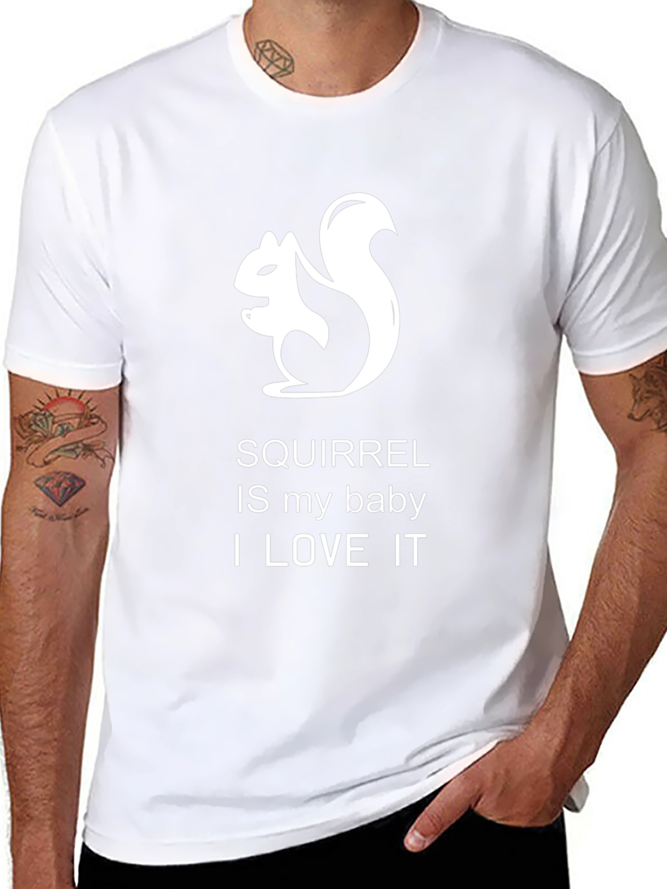 Squirrel Lover T-Shirt - Squirrel is My Baby Design