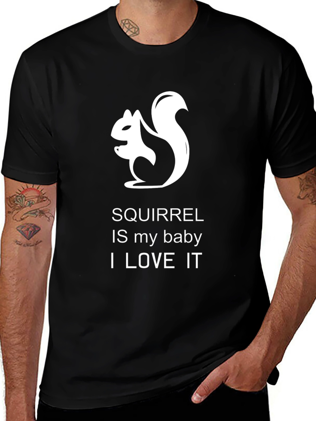 Squirrel Lover T-Shirt - Squirrel is My Baby Design
