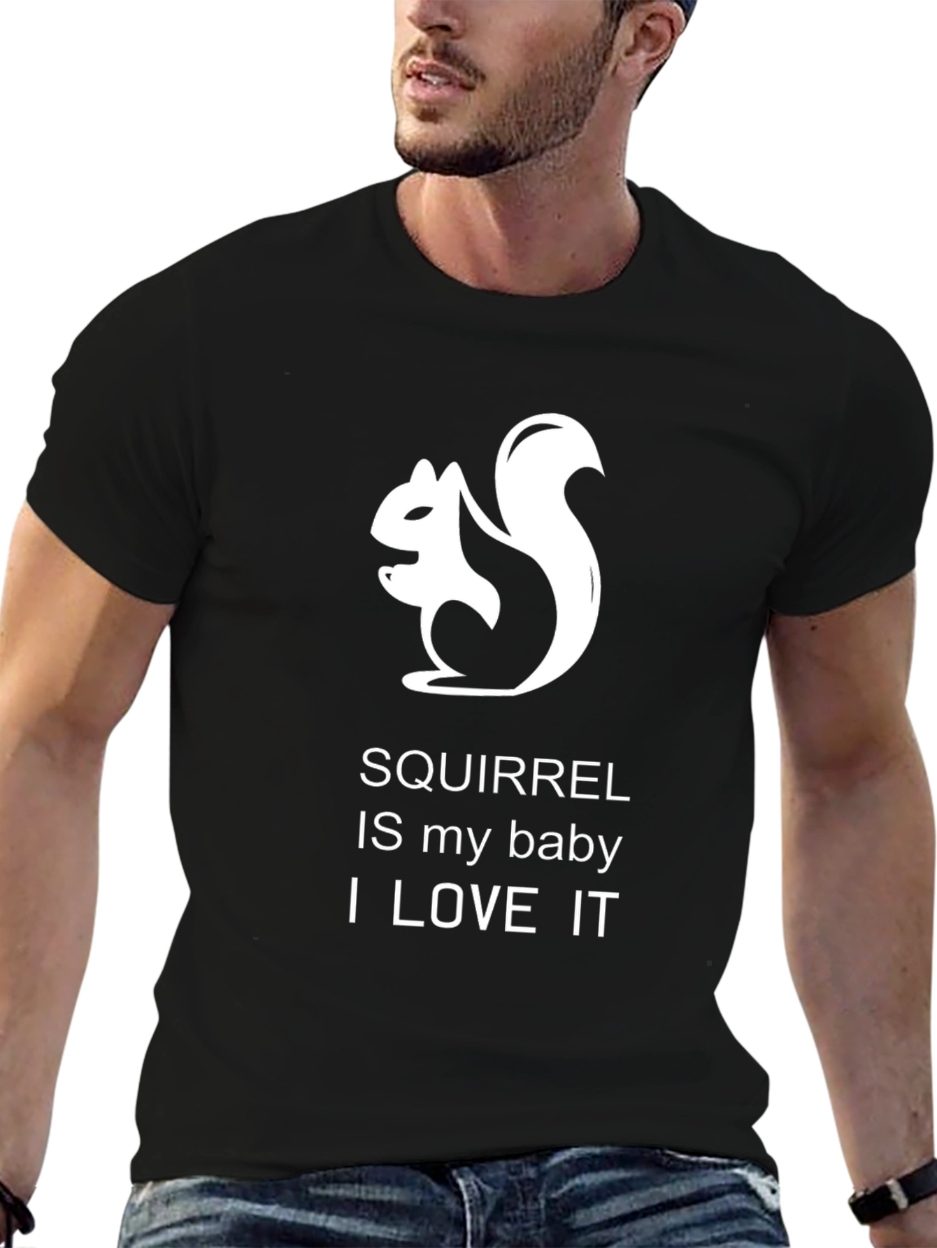 Squirrel Lover T-Shirt - Squirrel is My Baby Design