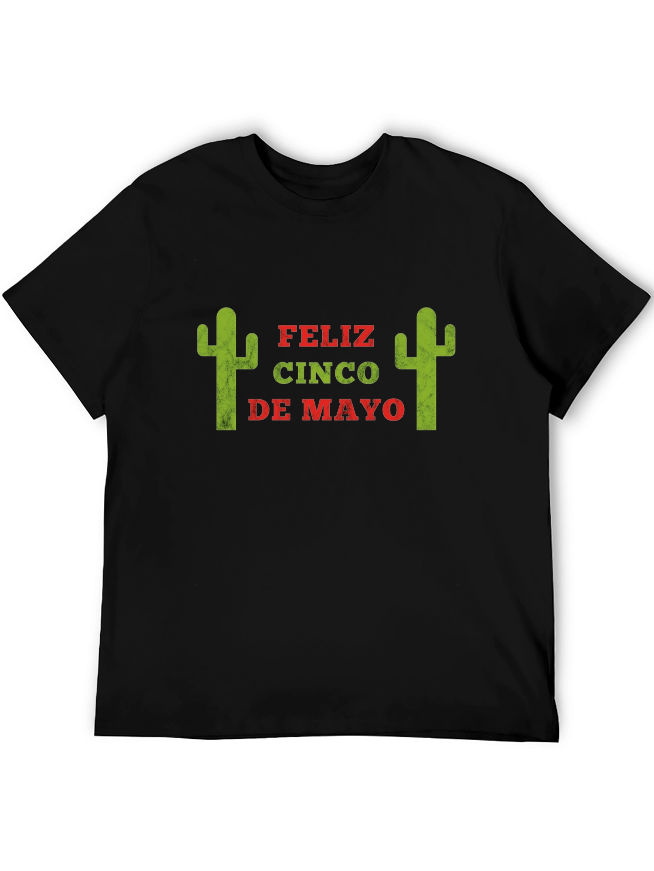 Feliz Cinco De Mayo Graphic Tee - Black