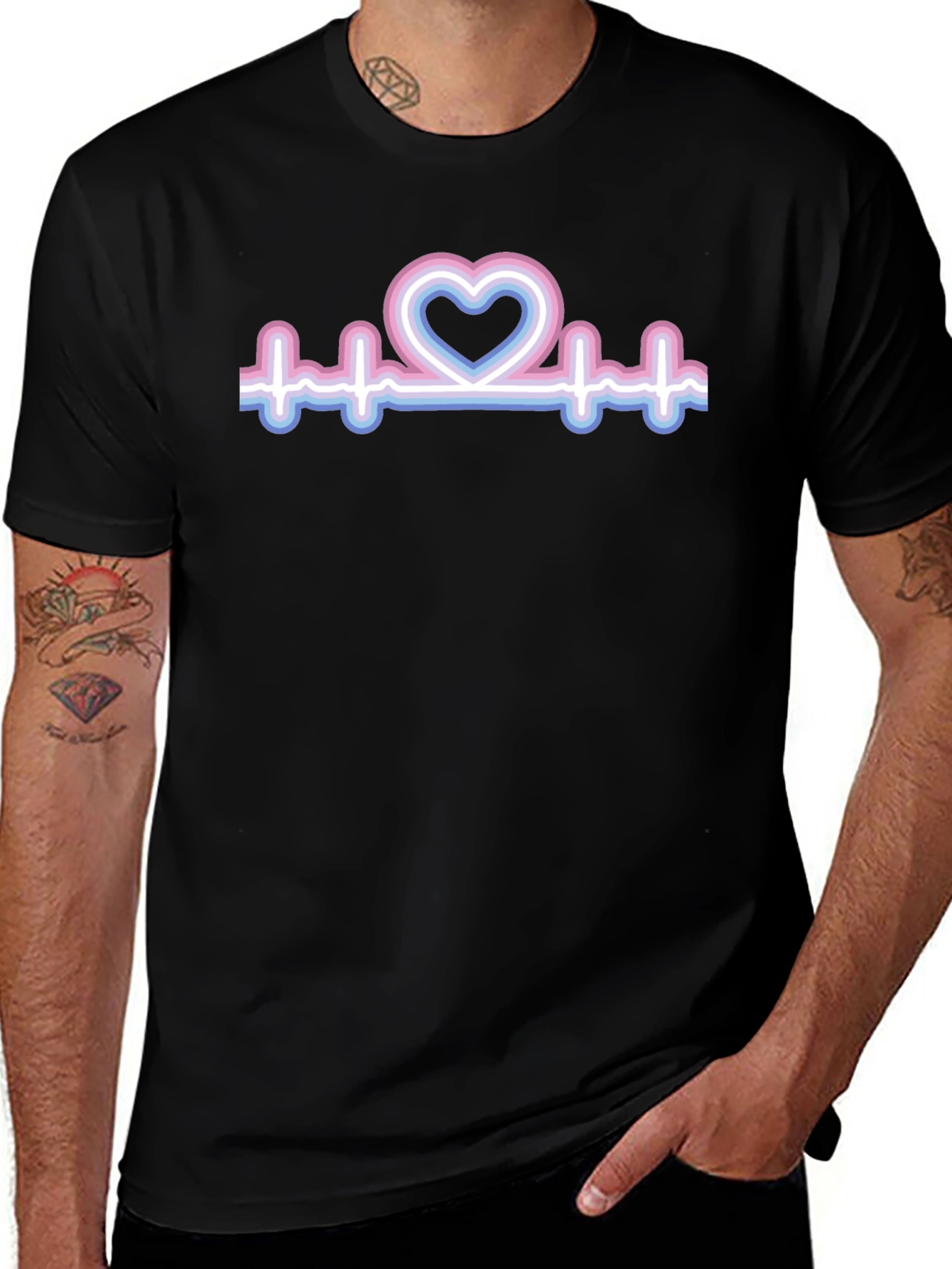 Trans Heartbeat T-Shirt - Pride Tee