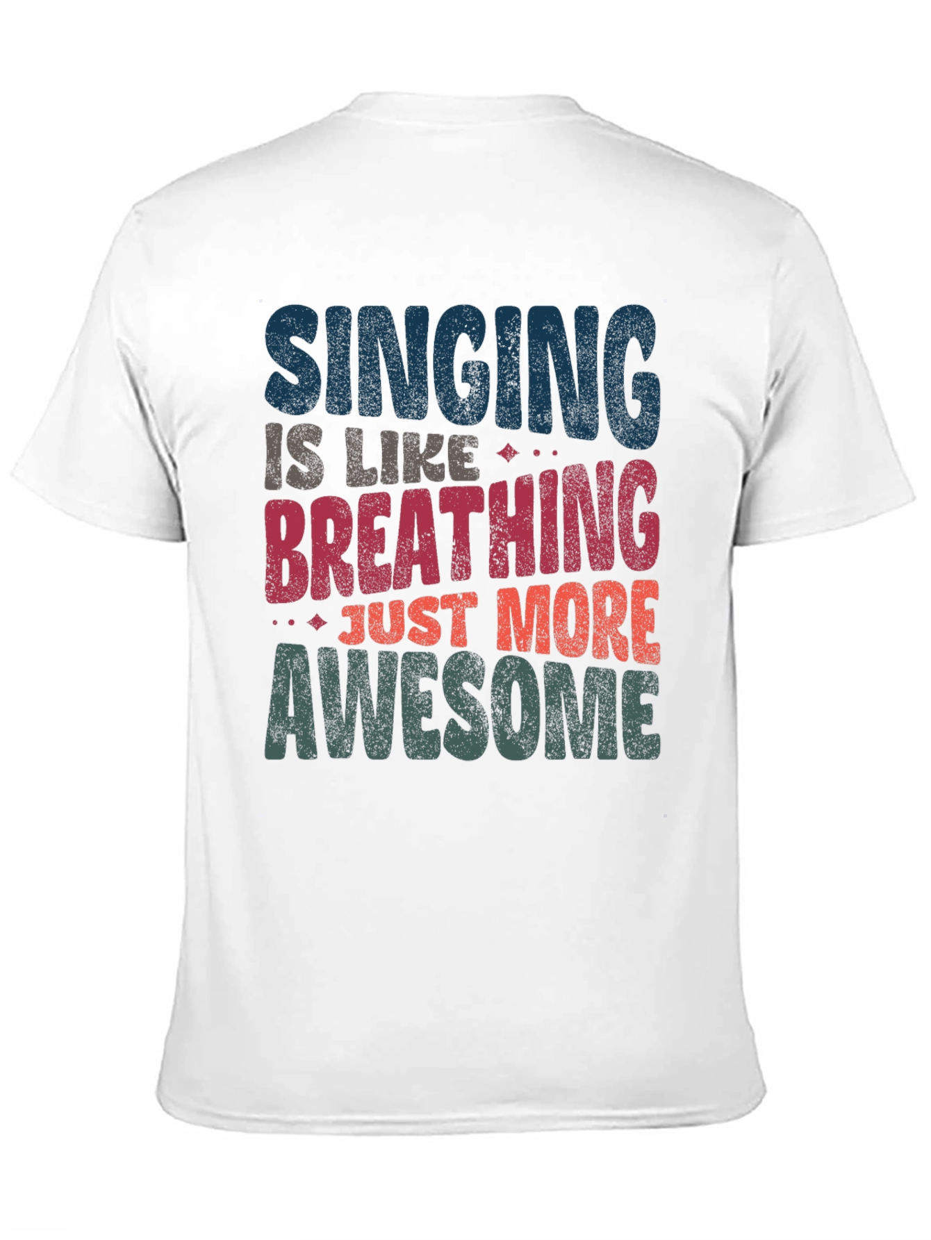Singing is Breathing Graphic T-Shirt