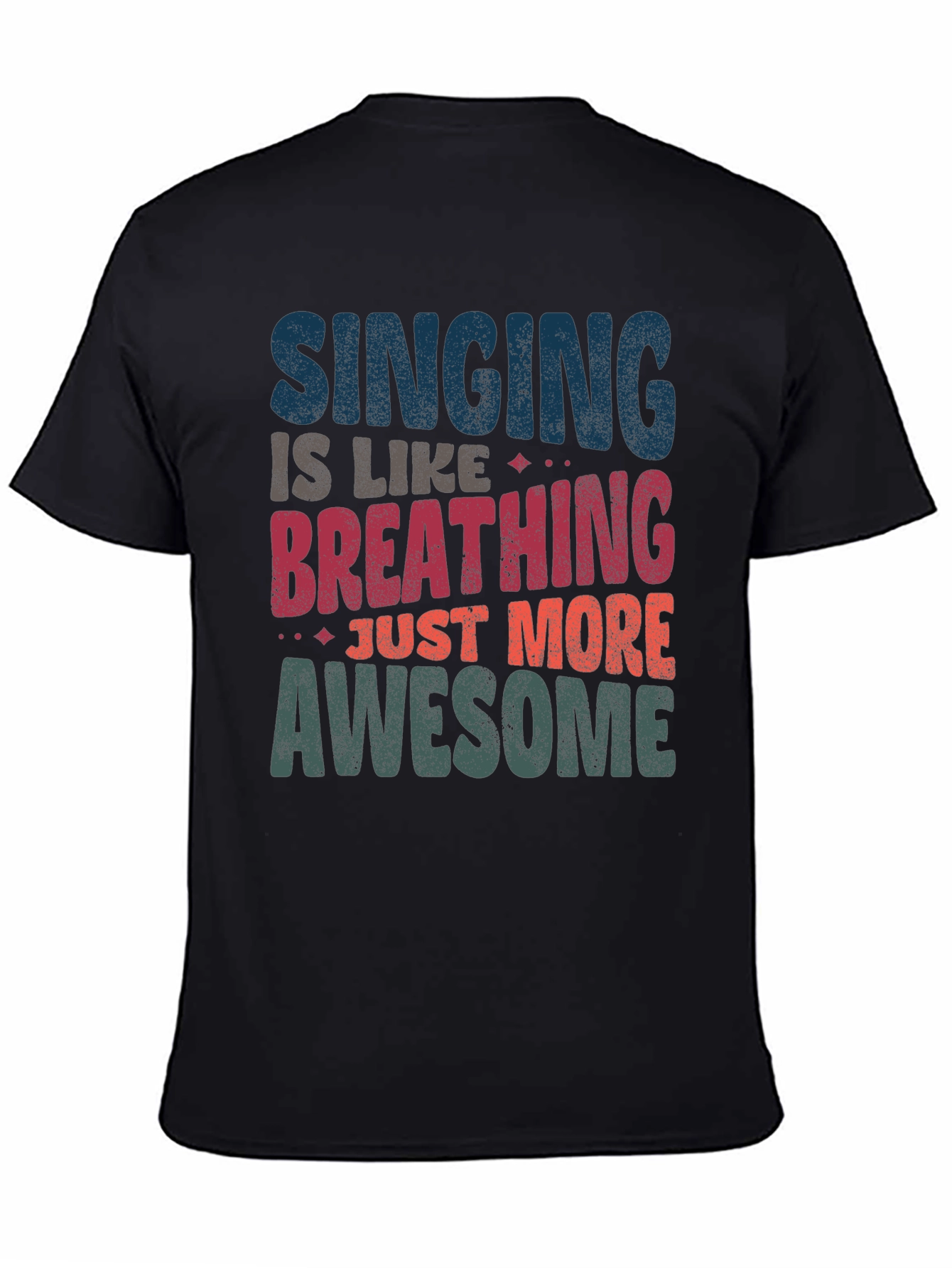 Singing is Breathing Graphic T-Shirt