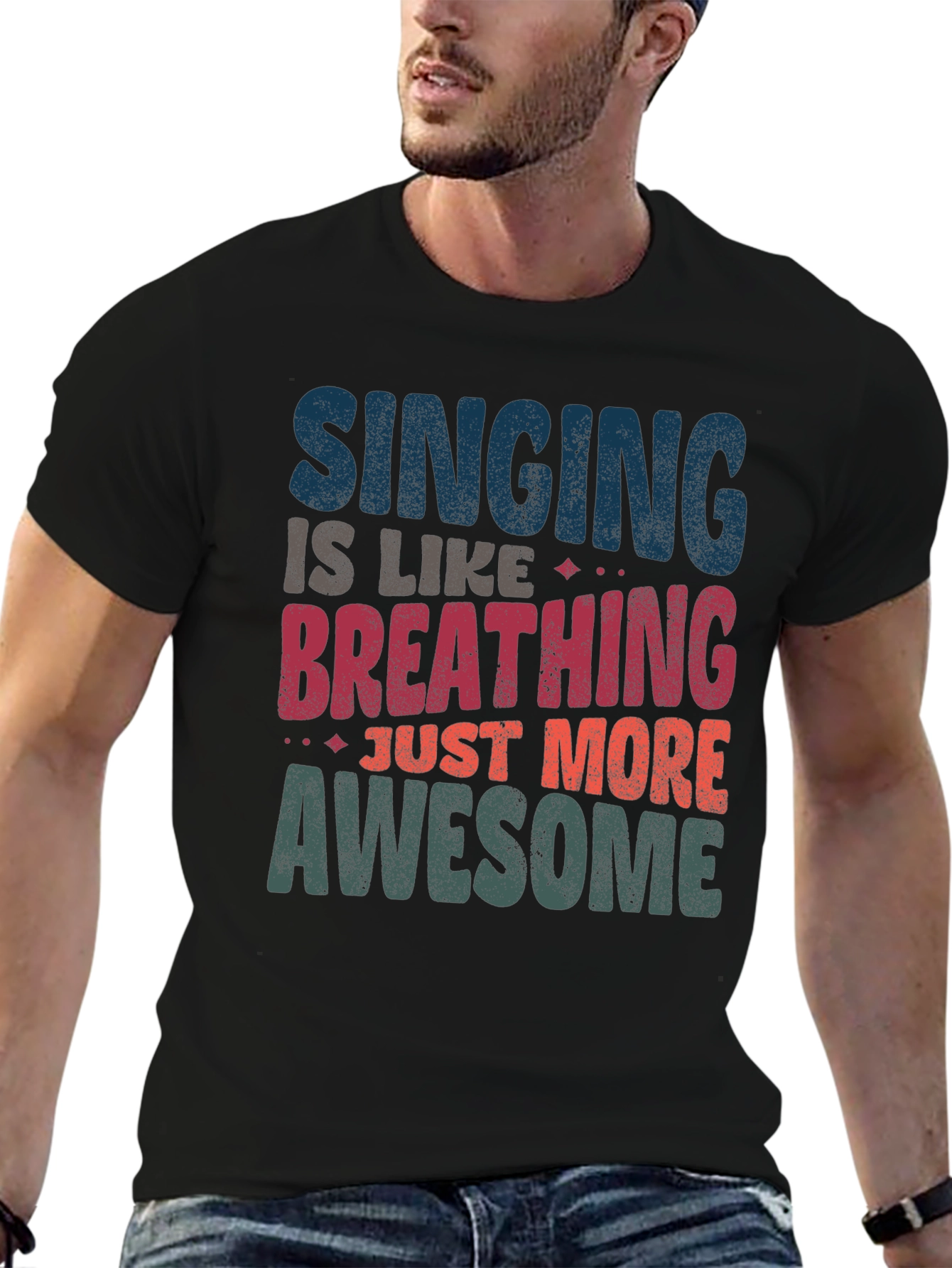 Singing is Breathing Graphic T-Shirt