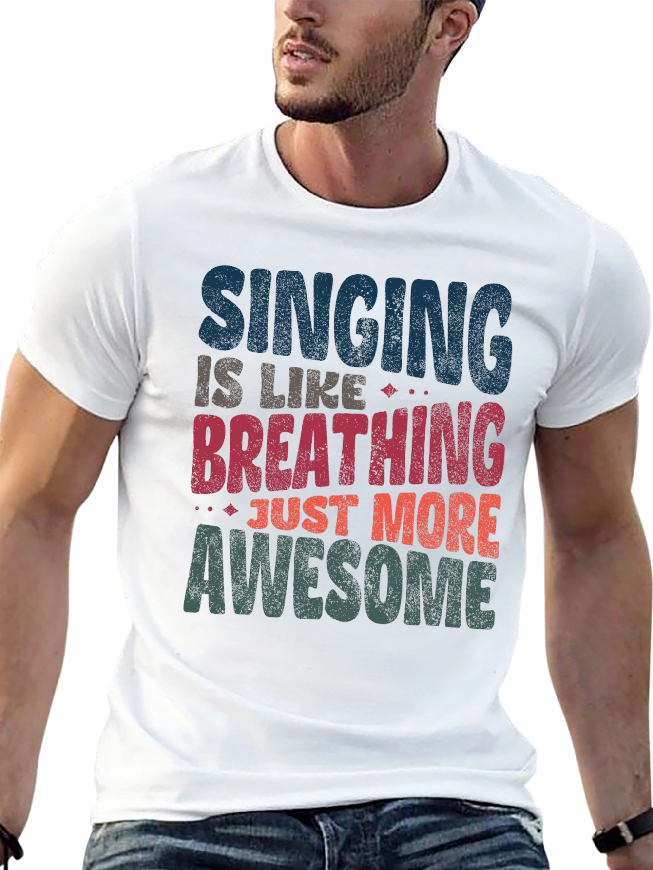 Singing is Breathing Graphic T-Shirt
