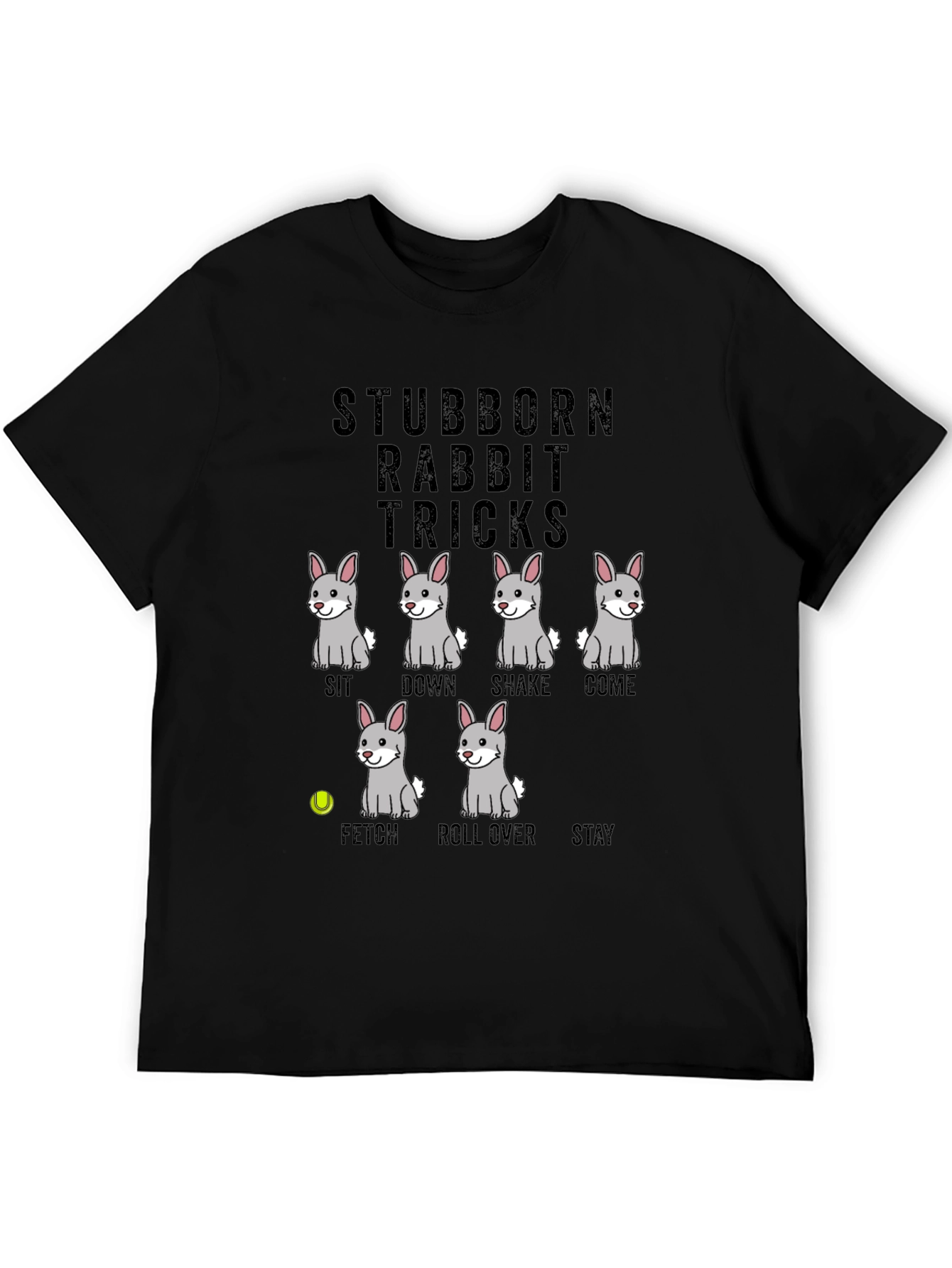 Stubborn Rabbit Tricks Graphic Tee