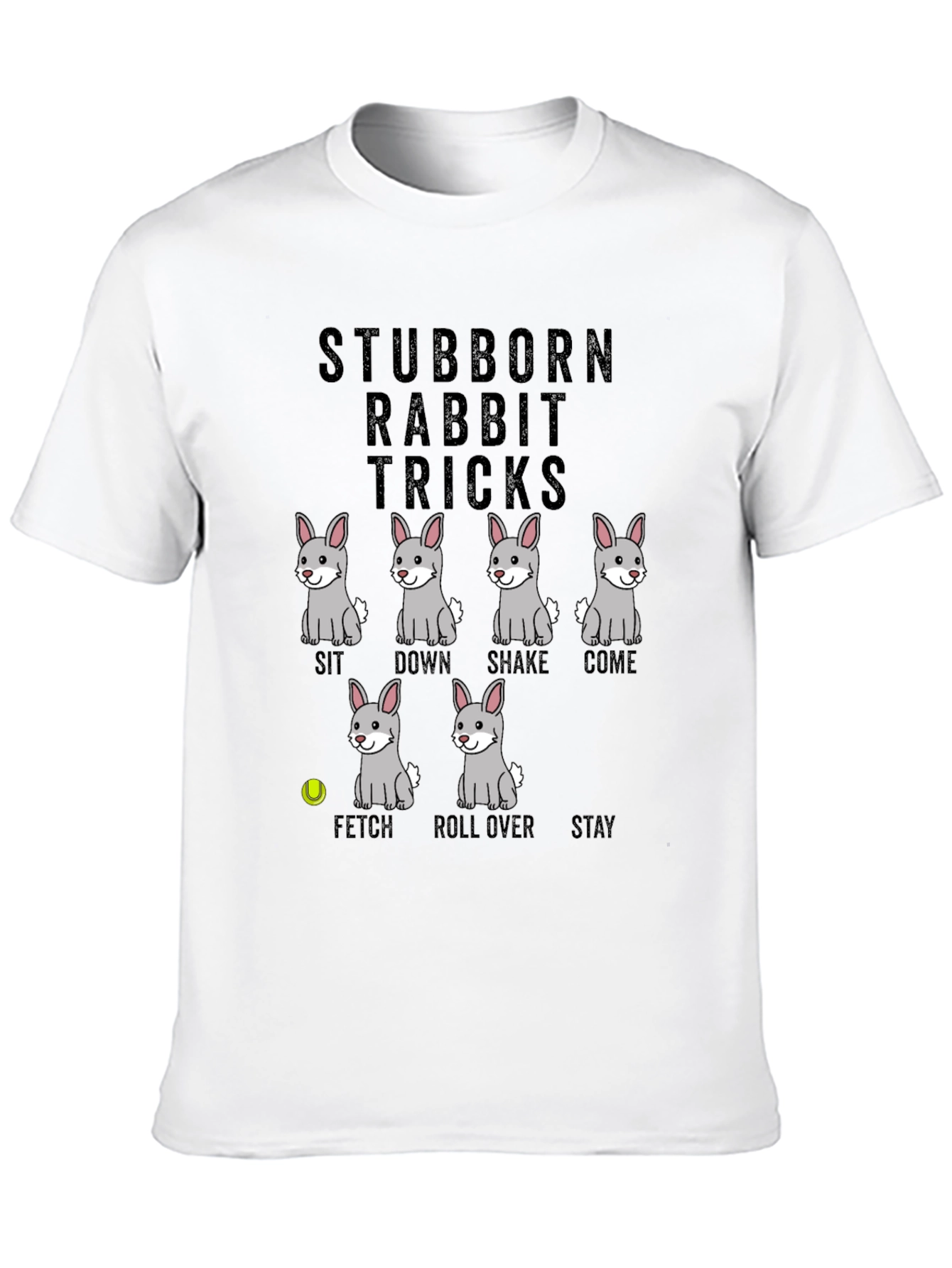 Stubborn Rabbit Tricks Graphic Tee