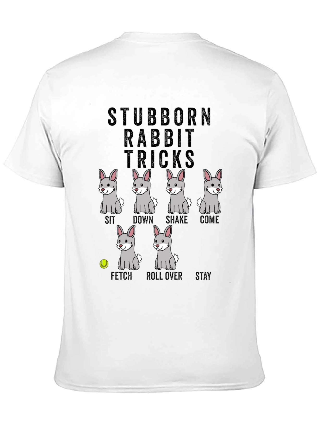 Stubborn Rabbit Tricks Graphic Tee