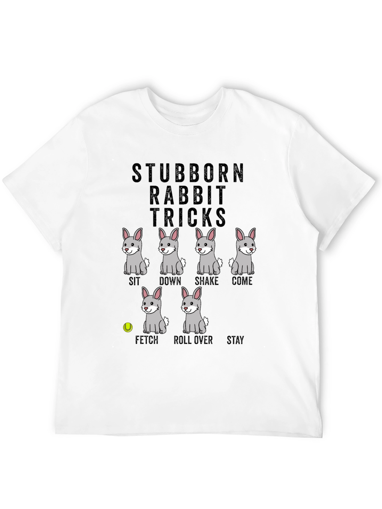 Stubborn Rabbit Tricks Graphic Tee