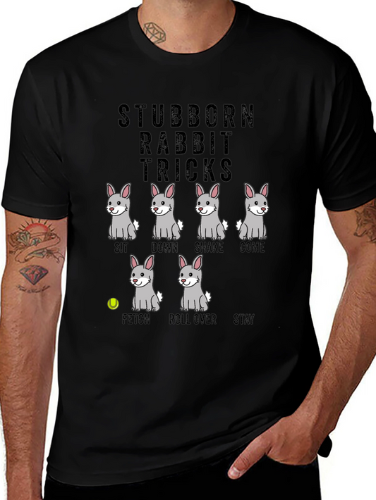 Stubborn Rabbit Tricks Graphic Tee