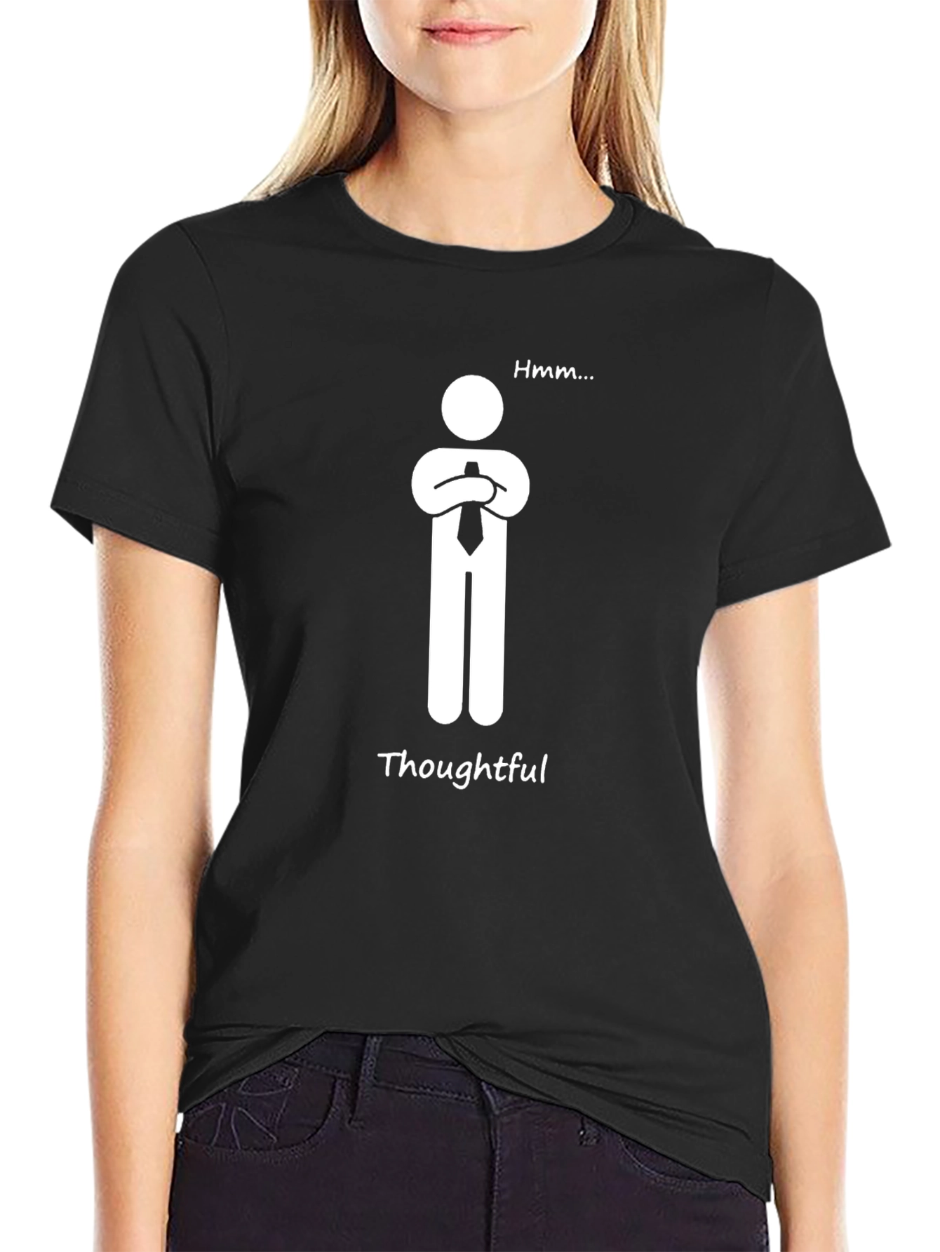 Thoughtful Man Graphic T-Shirt