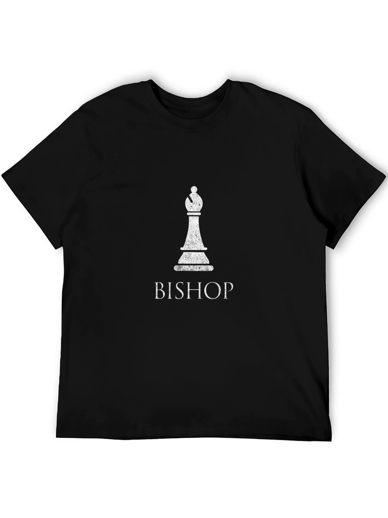 Chess Bishop Graphic T-Shirt - Strategy Tee