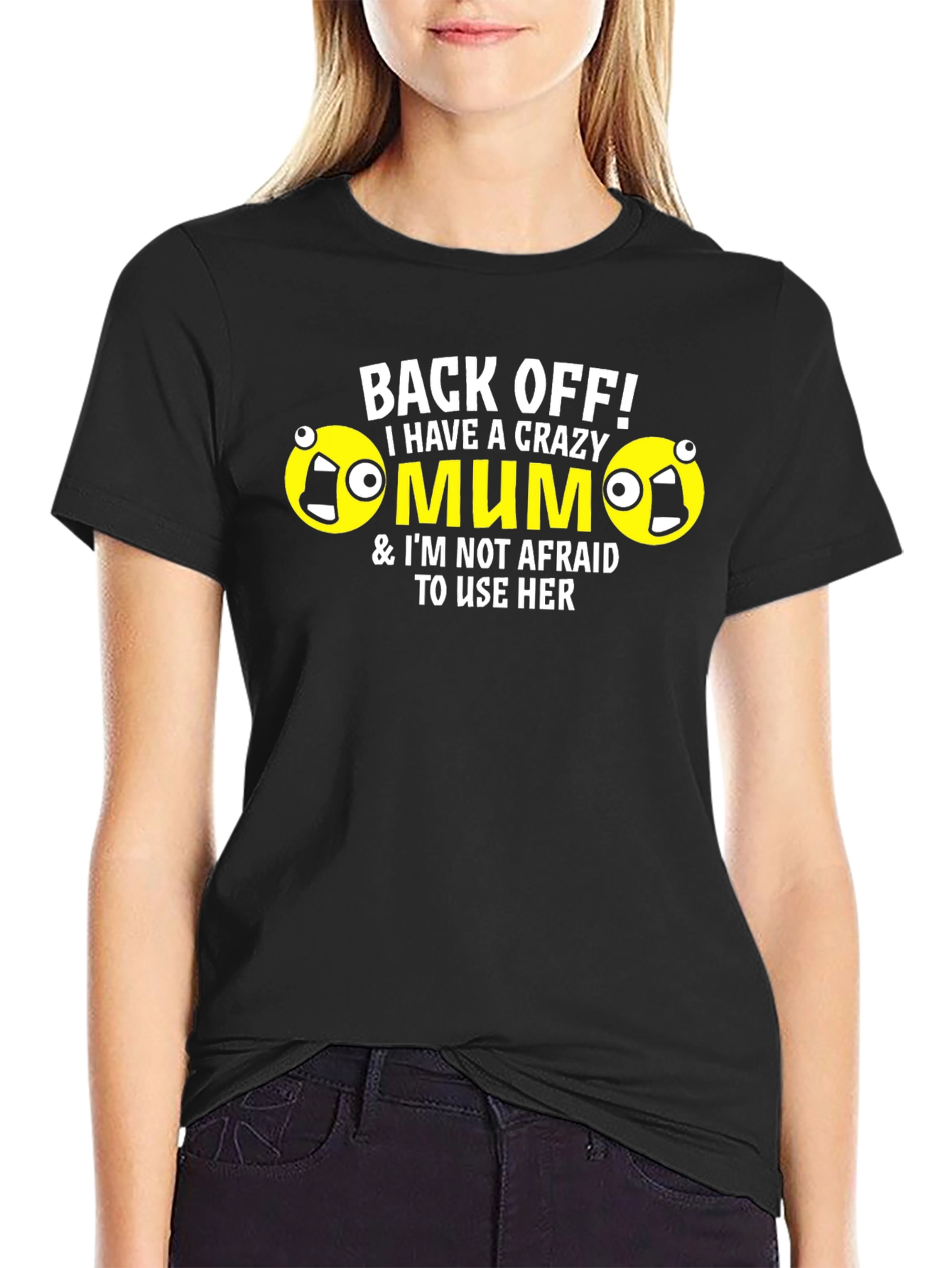 Crazy Mum T-Shirt - Novelty Gift