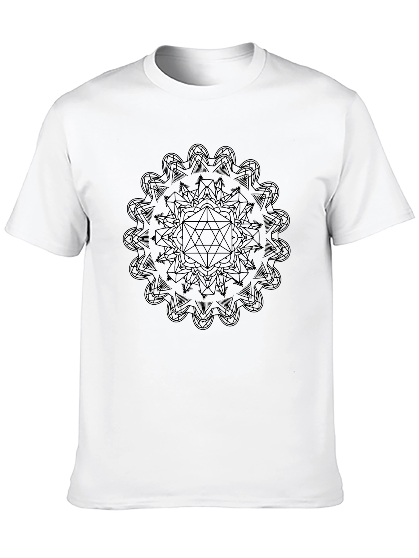 Geometric Mandala T-Shirt - Stylish & Comfortable