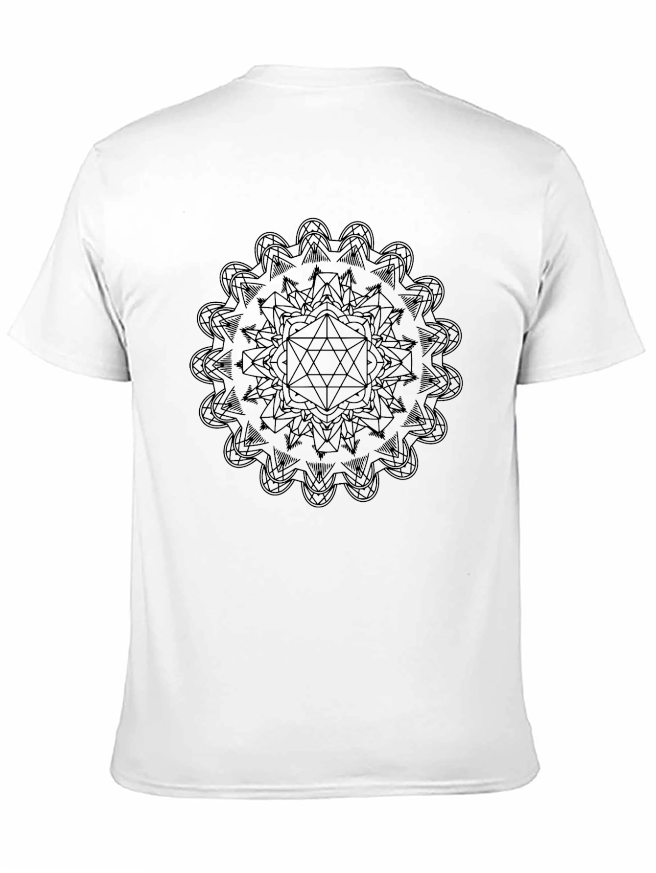 Geometric Mandala T-Shirt - Stylish & Comfortable