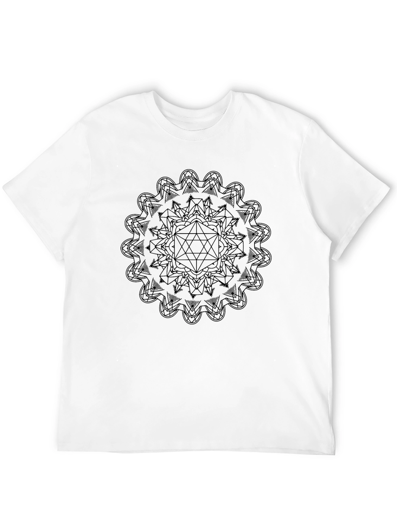 Geometric Mandala T-Shirt - Stylish & Comfortable