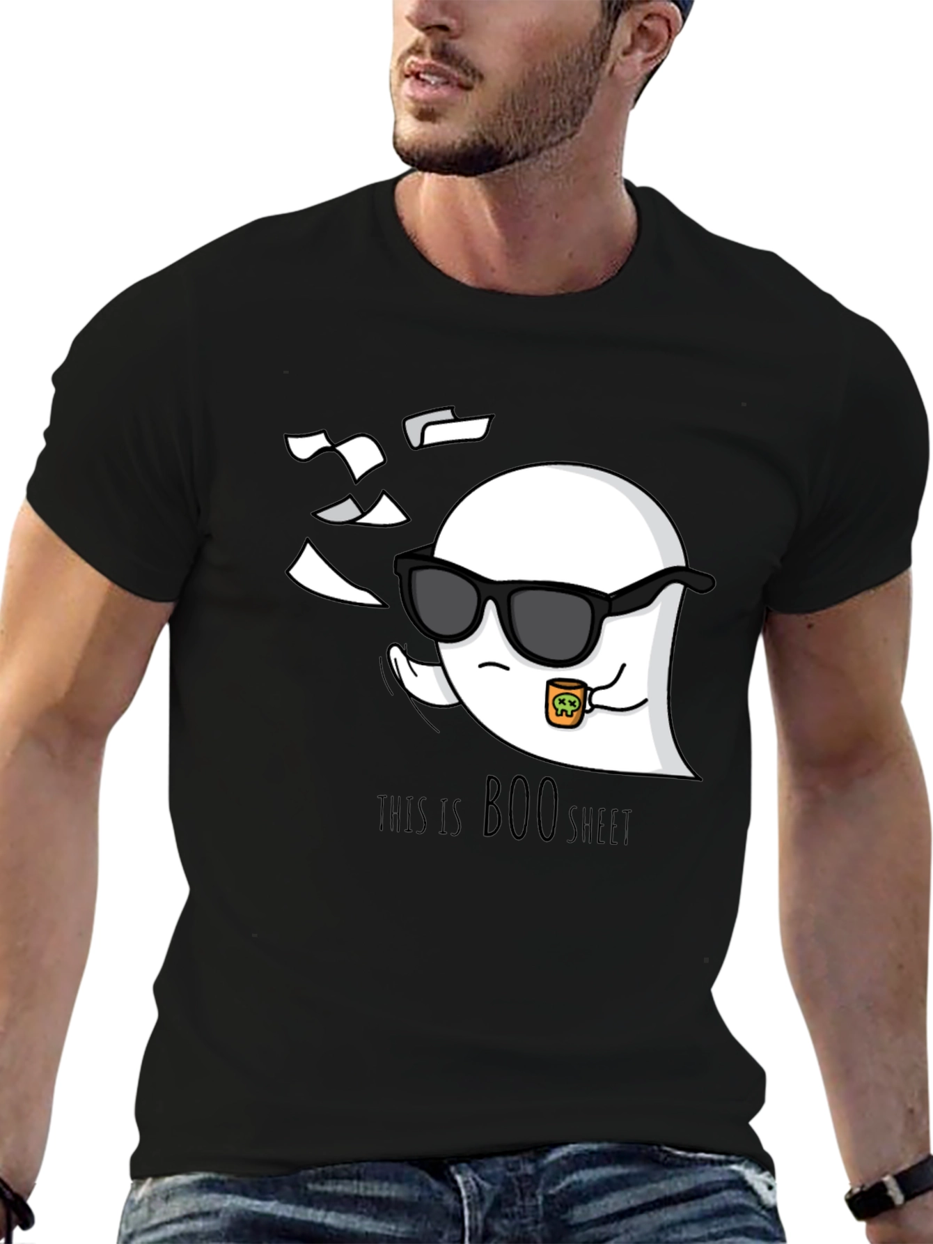 Boo Sheet Funny Ghost T-Shirt - Halloween Apparel