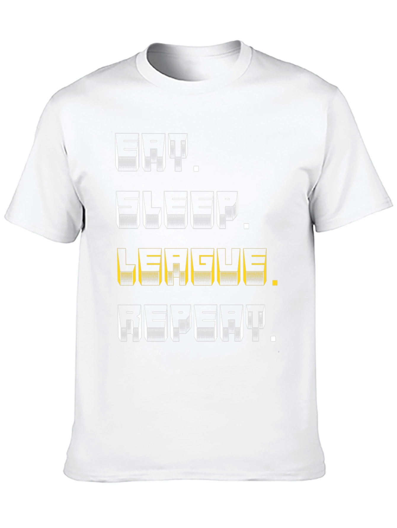 Eat Sleep League Repeat Gamer T-Shirt