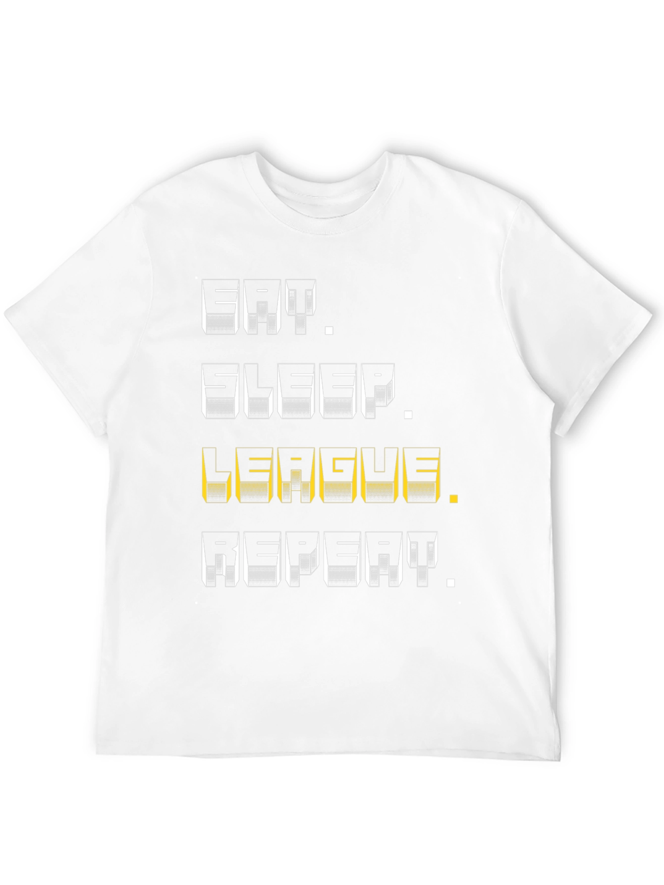 Eat Sleep League Repeat Gamer T-Shirt