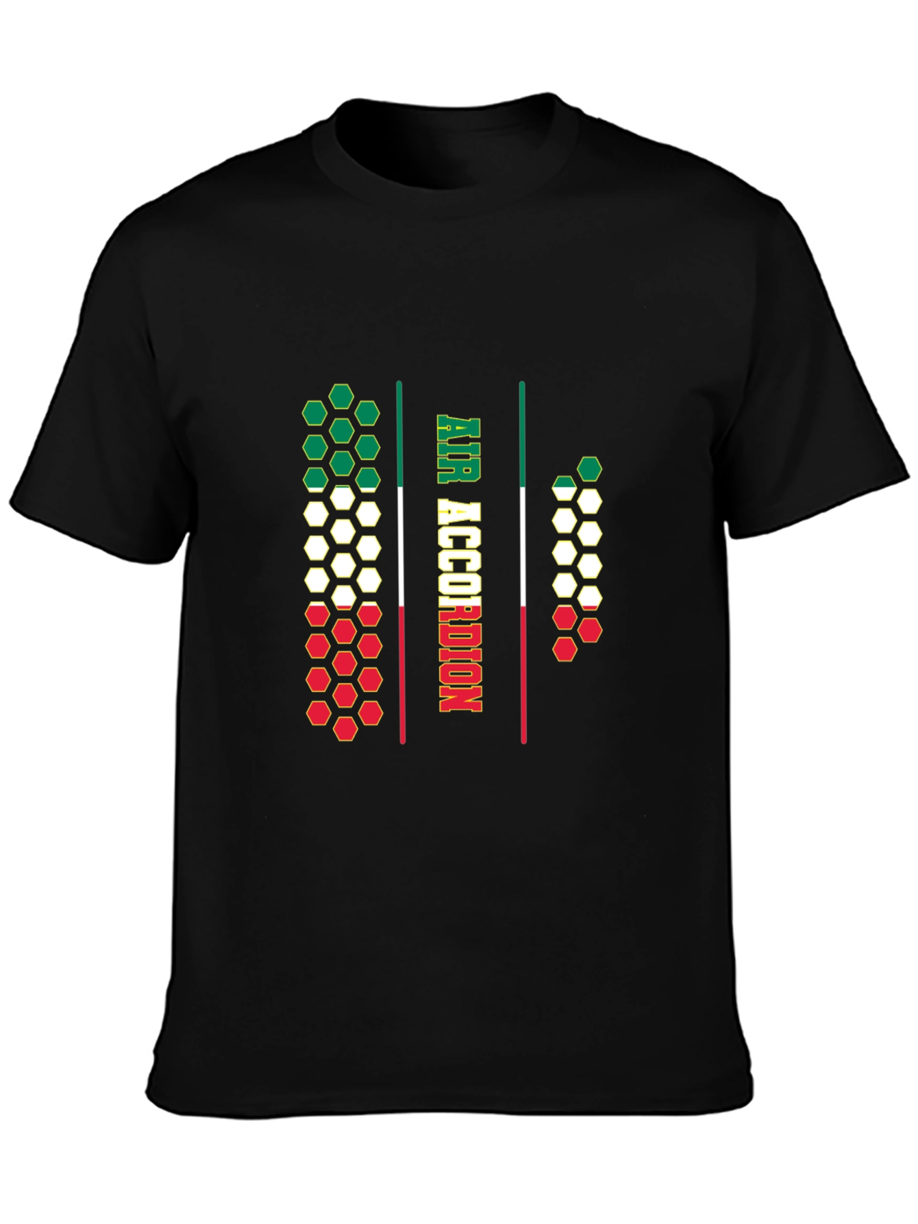 Air Accordion Italian Flag T-Shirt