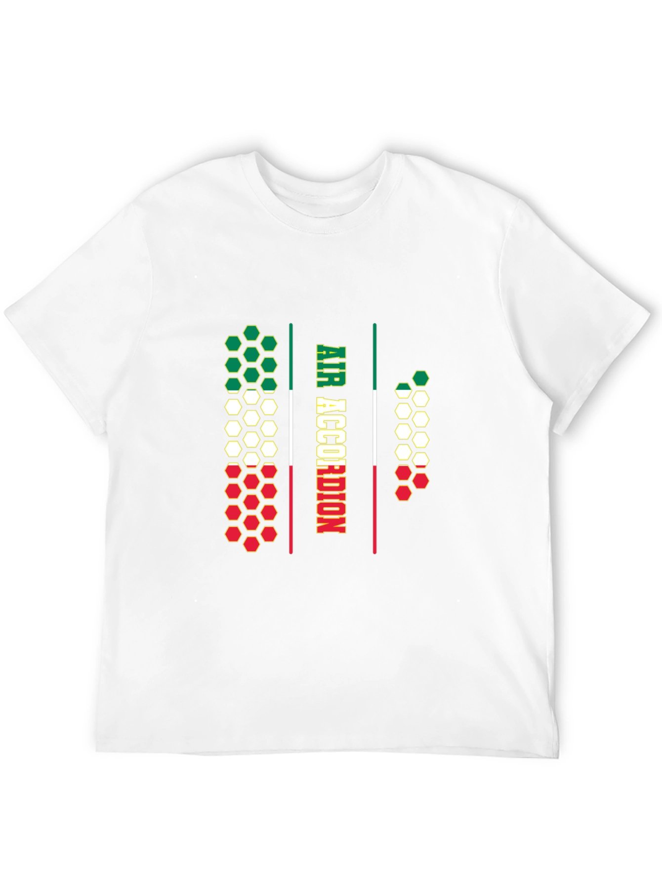 Air Accordion Italian Flag T-Shirt