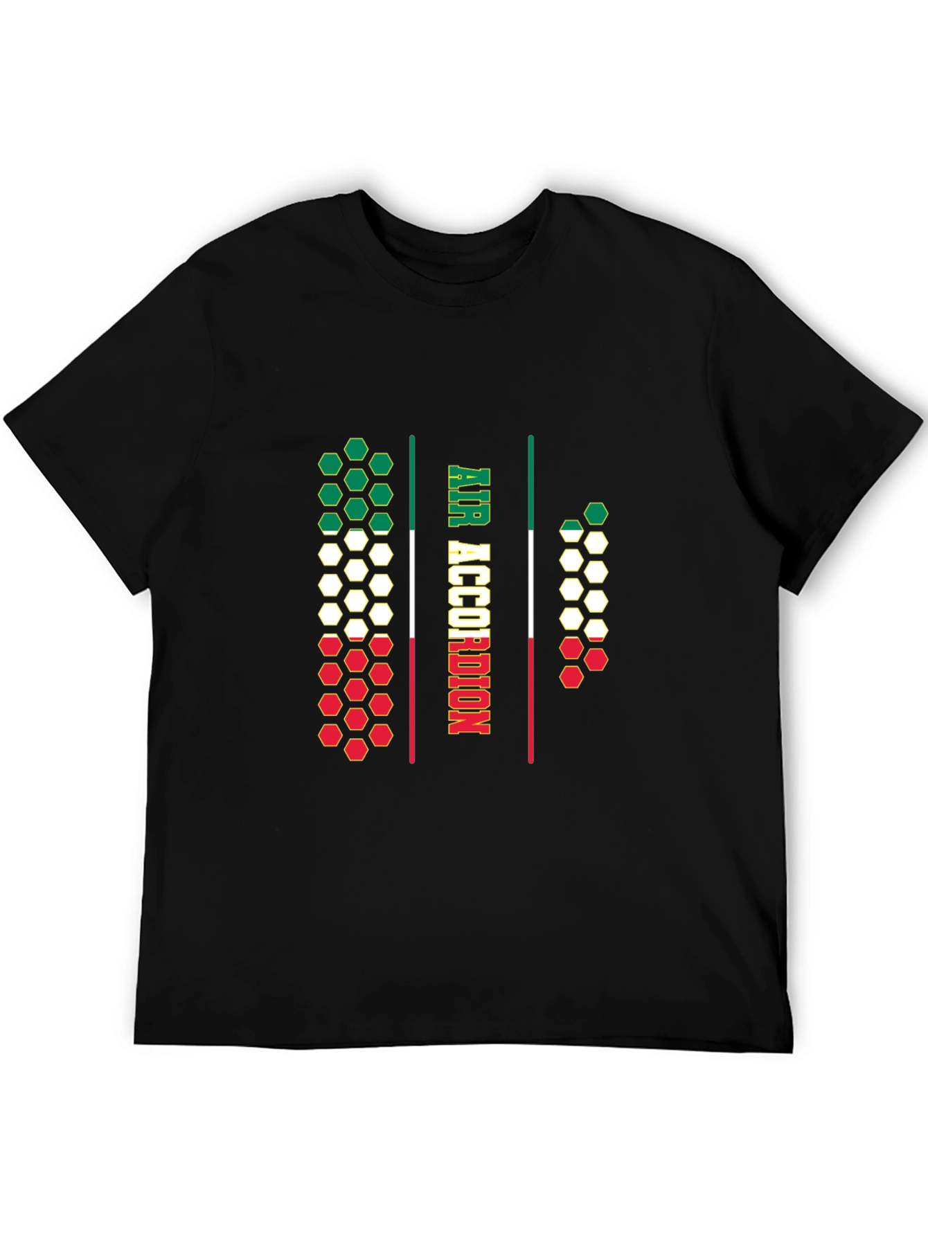 Air Accordion Italian Flag T-Shirt