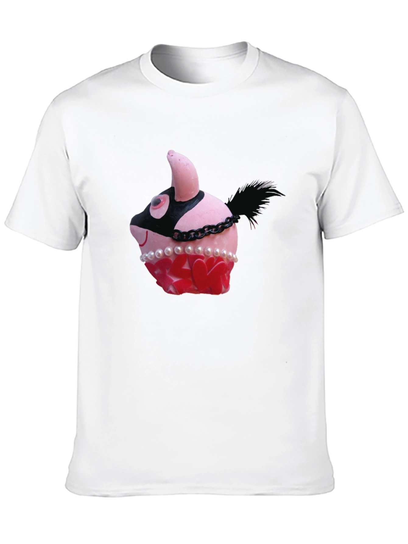 Cupcake Burlesque T-Shirt - Novelty Graphic Tee