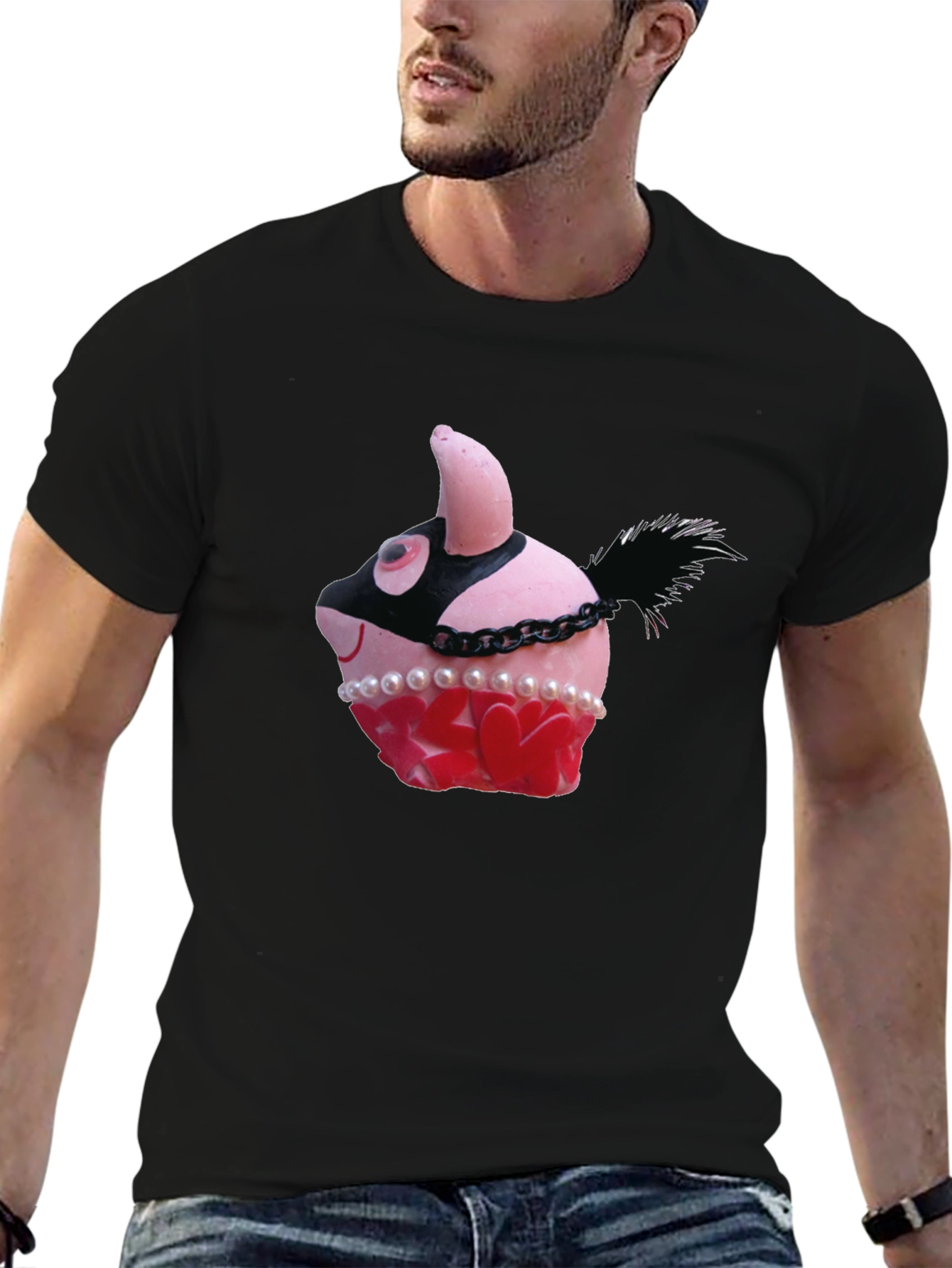 Cupcake Burlesque T-Shirt - Novelty Graphic Tee