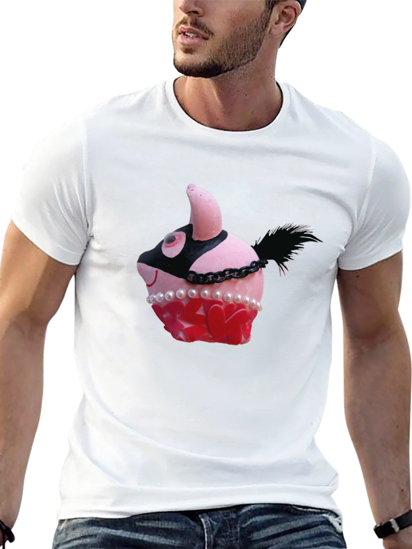 Cupcake Burlesque T-Shirt - Novelty Graphic Tee