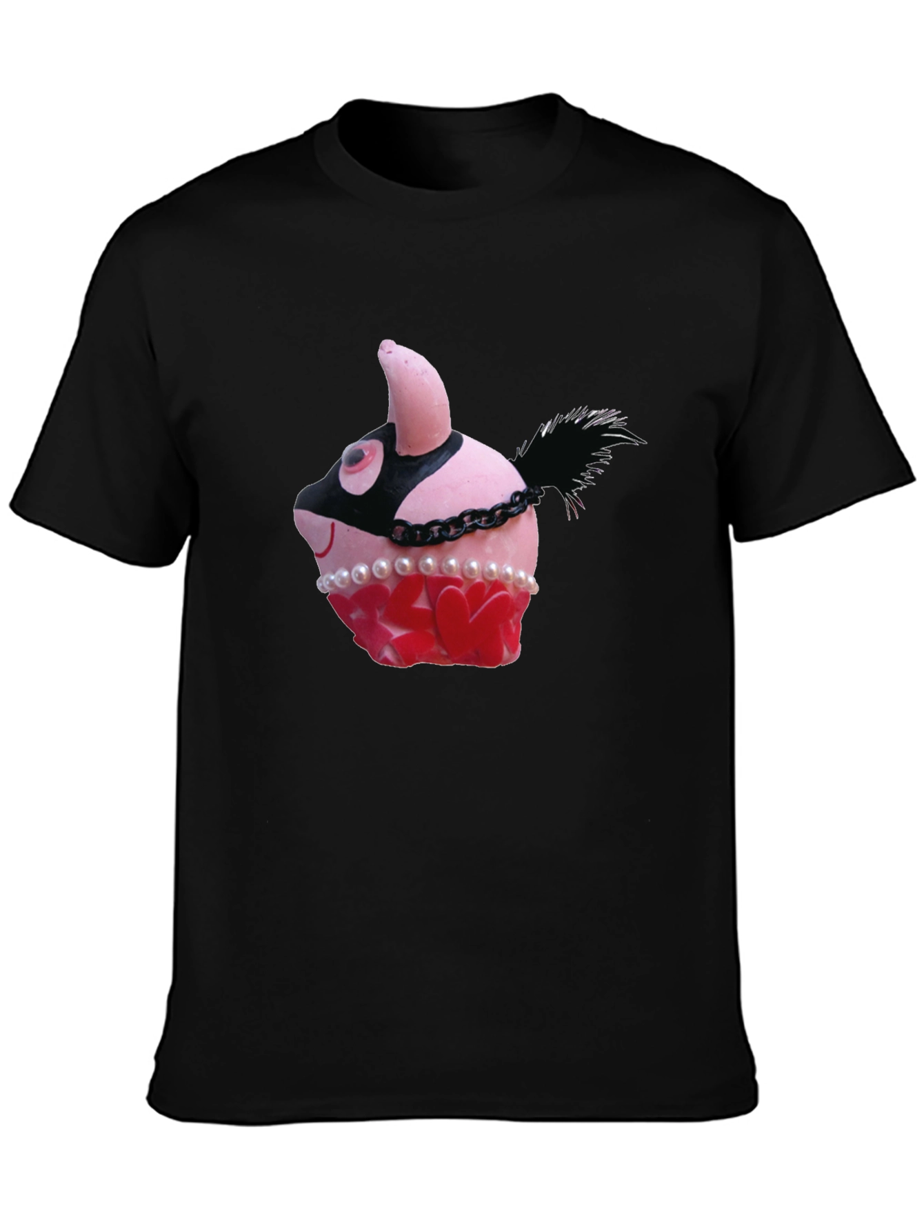 Cupcake Burlesque T-Shirt - Novelty Graphic Tee
