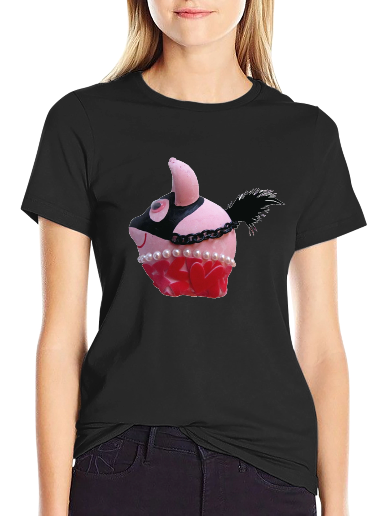 Cupcake Burlesque T-Shirt - Novelty Graphic Tee