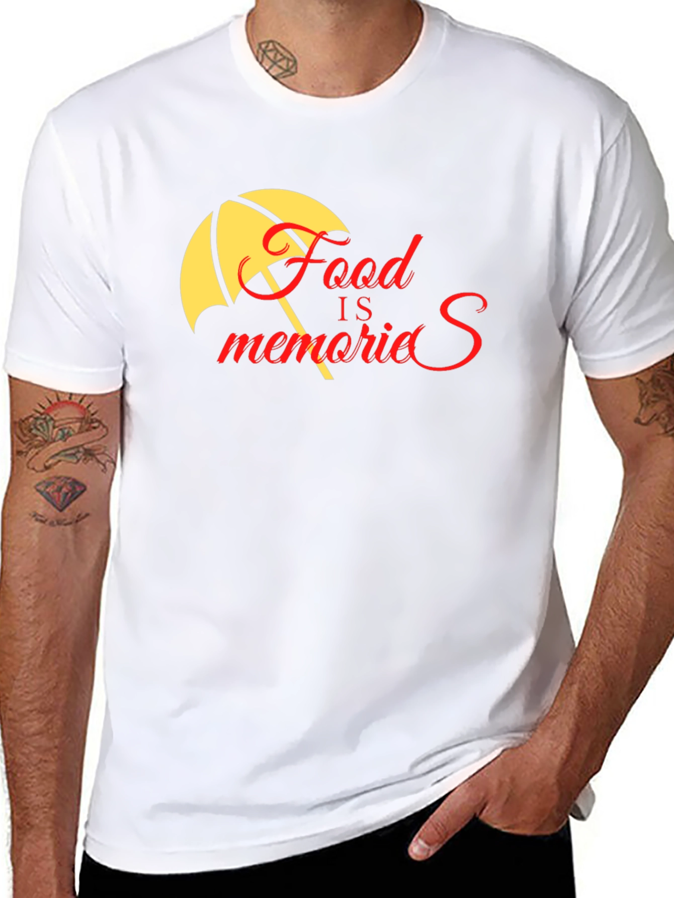 Food Is Memories T-Shirt | Soft Cotton Tee