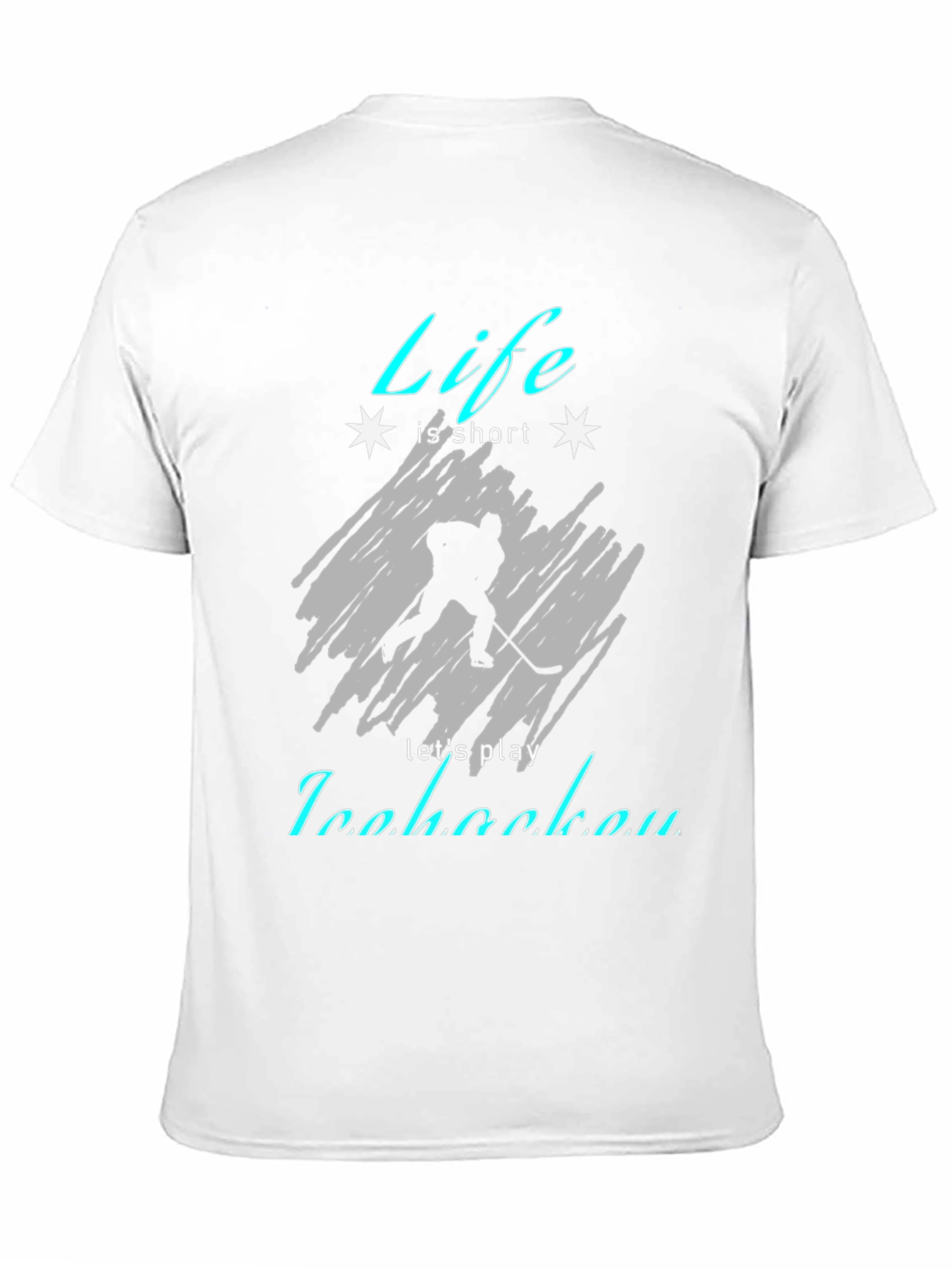 Life is Short Play Ice Hockey T-Shirt