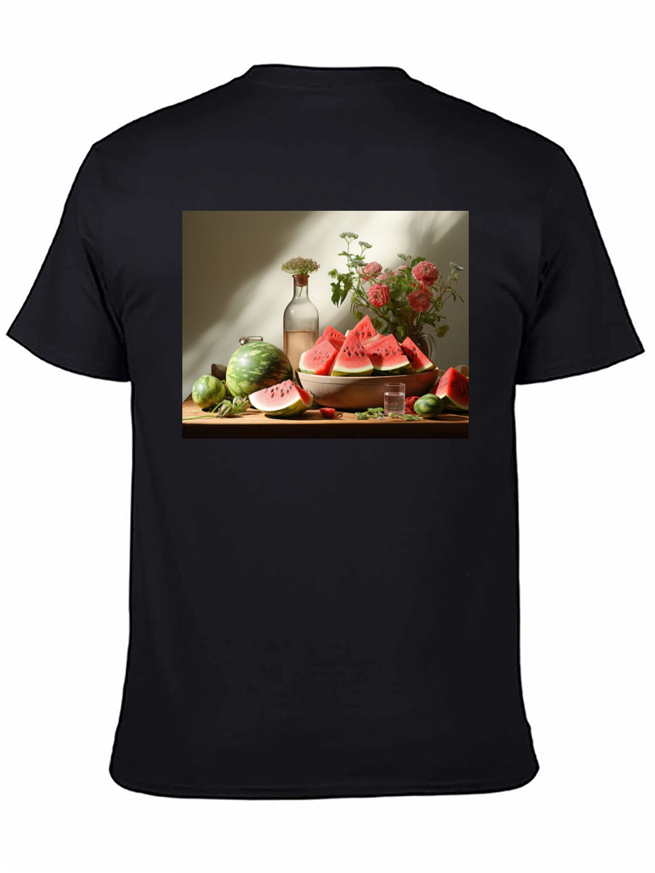 Artistic Watermelon Still Life Graphic Tee