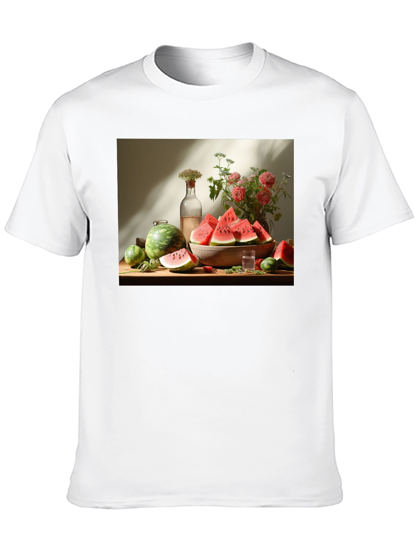 Artistic Watermelon Still Life Graphic Tee