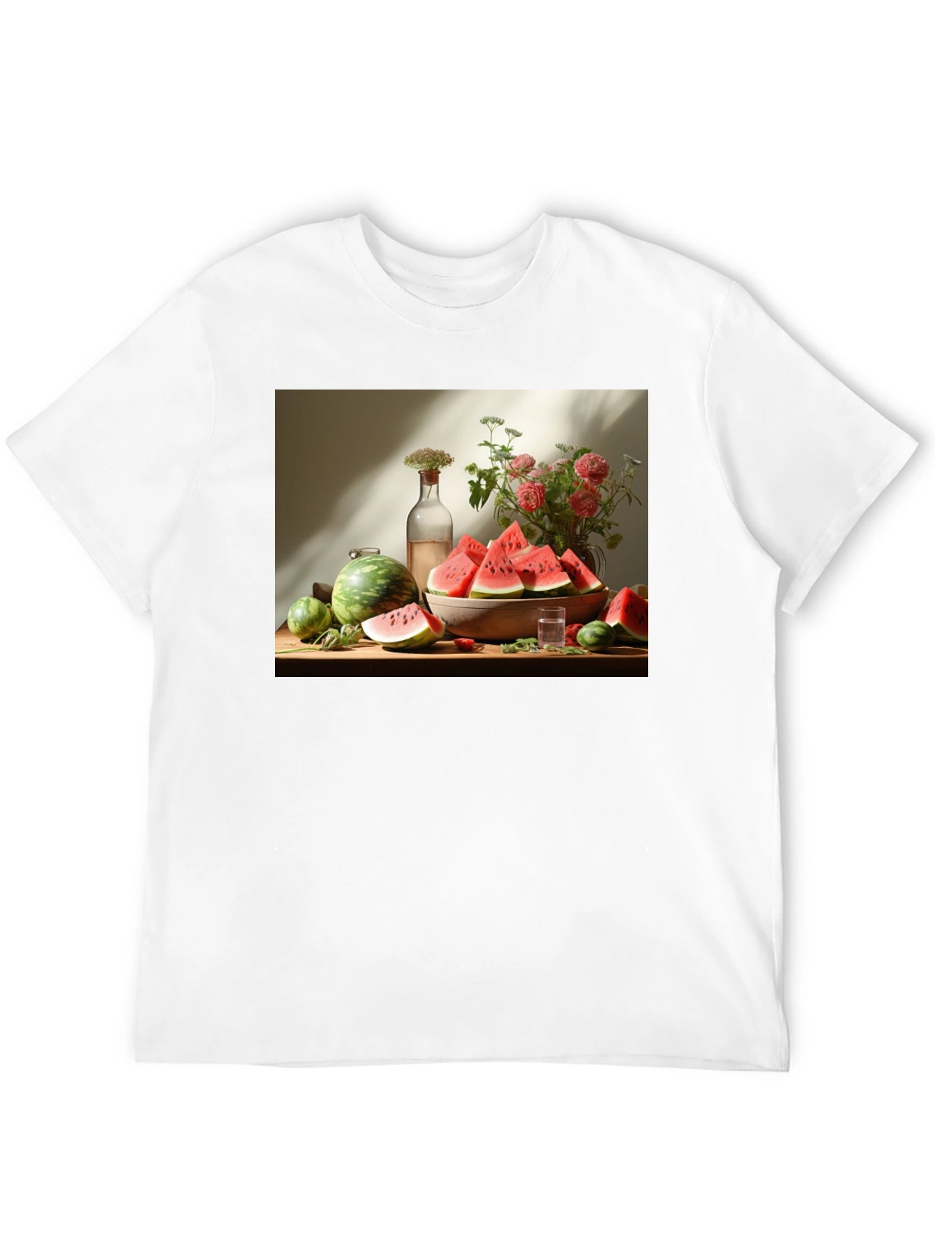 Artistic Watermelon Still Life Graphic Tee
