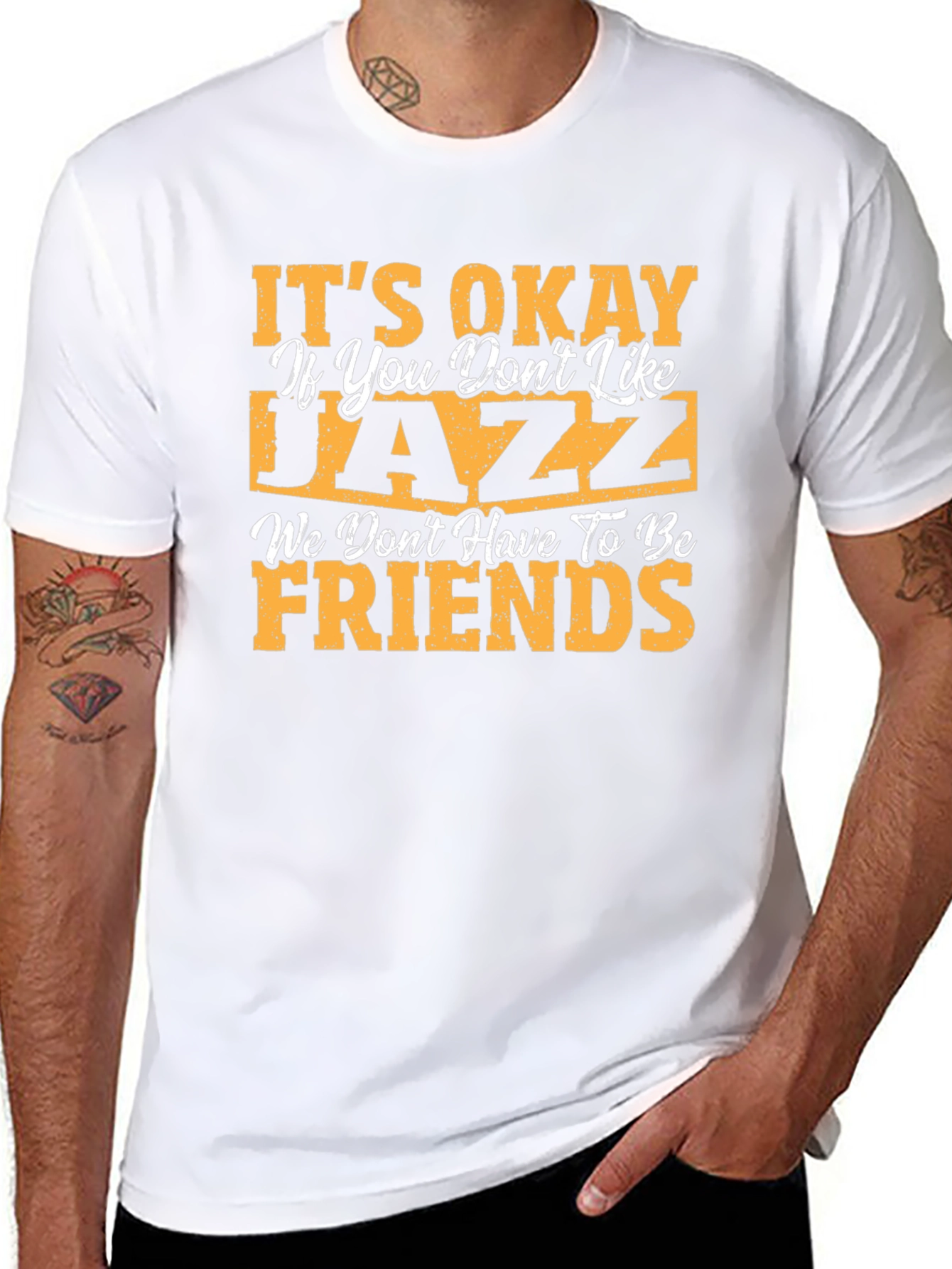 Its Okay If You Dont Like Jazz Black T-Shirt