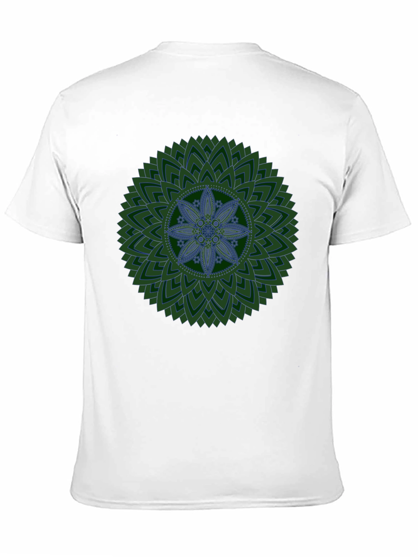 Mandala Print Black T-Shirt - Unique Design