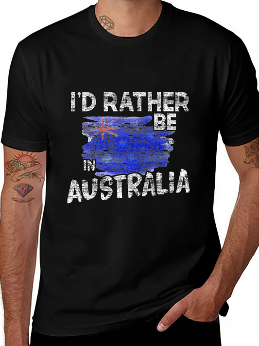 Australia Flag Graphic T-Shirt