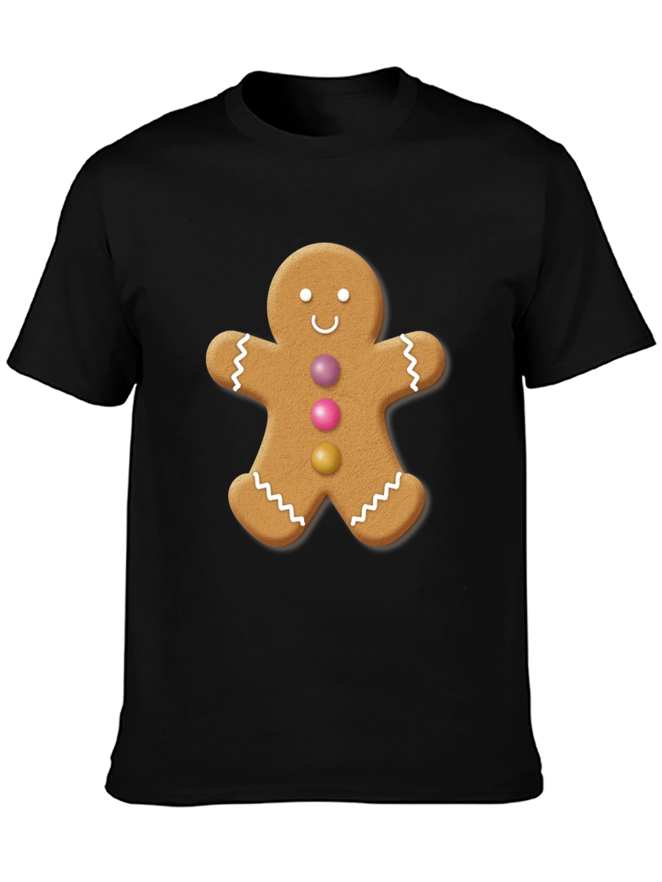 Gingerbread Man Graphic Tee - Holiday Festive