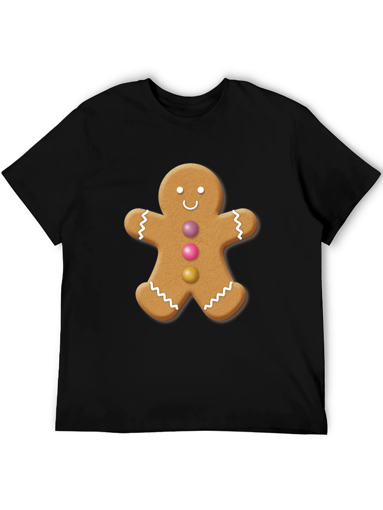 Gingerbread Man Graphic Tee - Holiday Festive