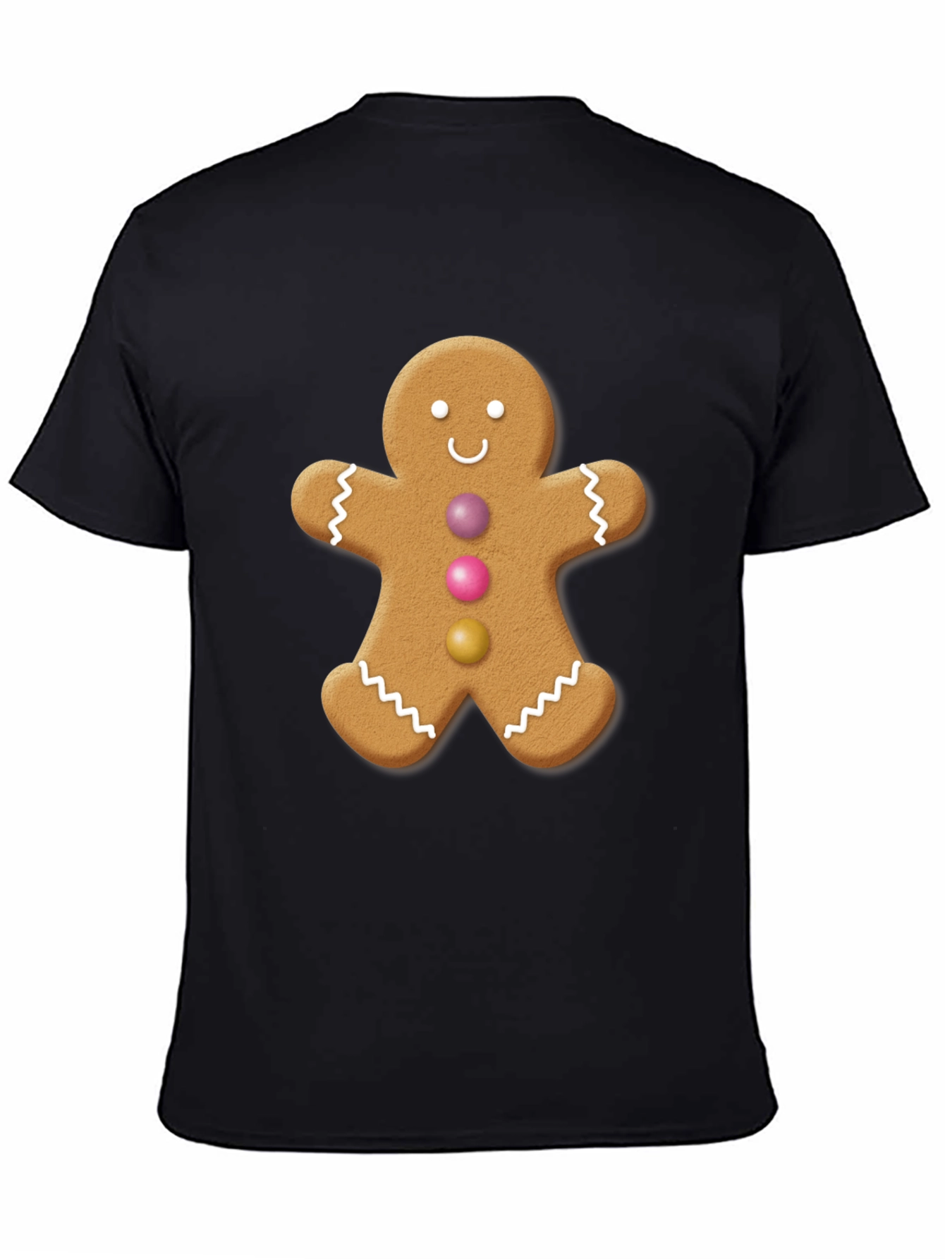 Gingerbread Man Graphic Tee - Holiday Festive
