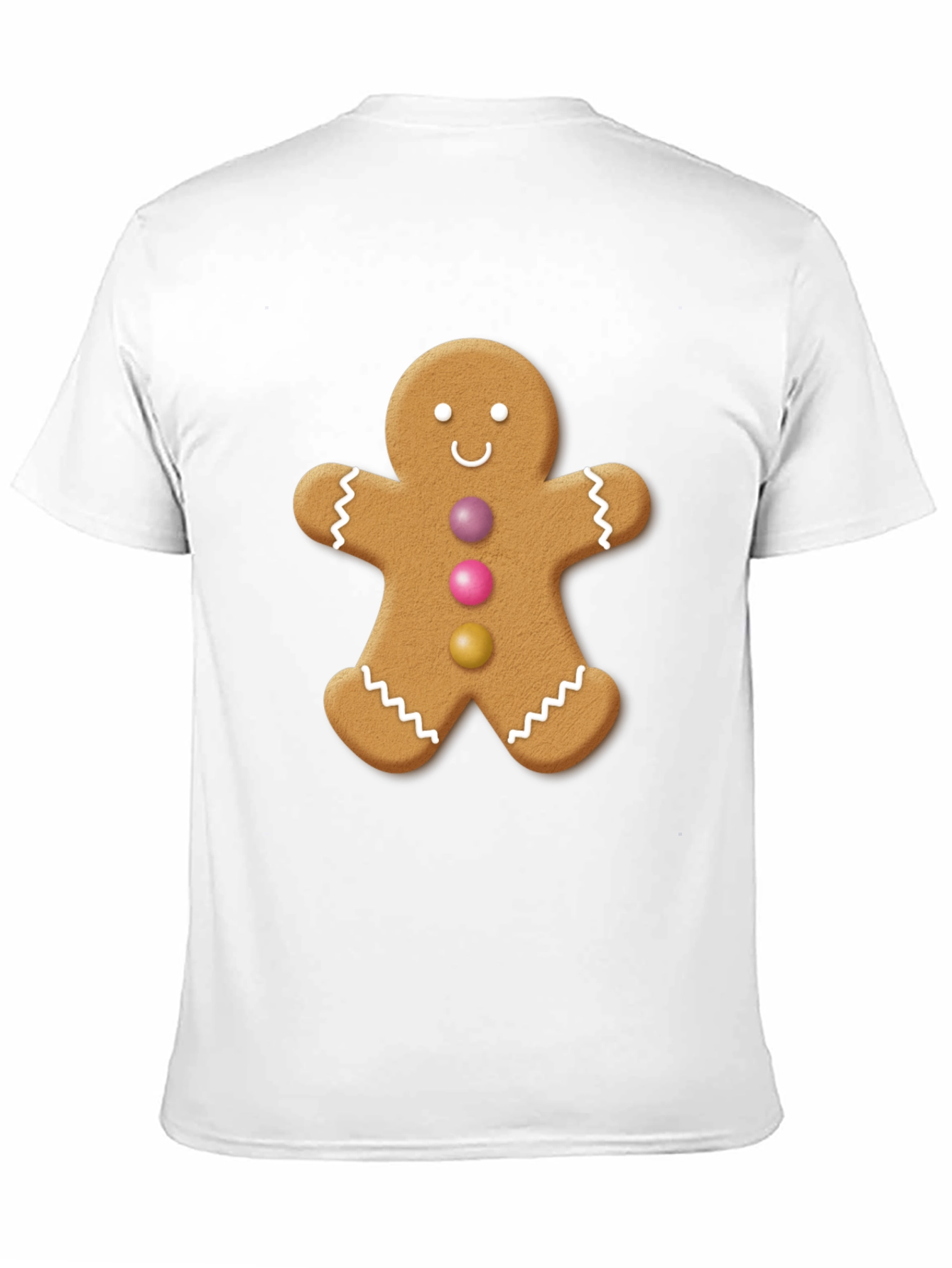 Gingerbread Man Graphic Tee - Holiday Festive