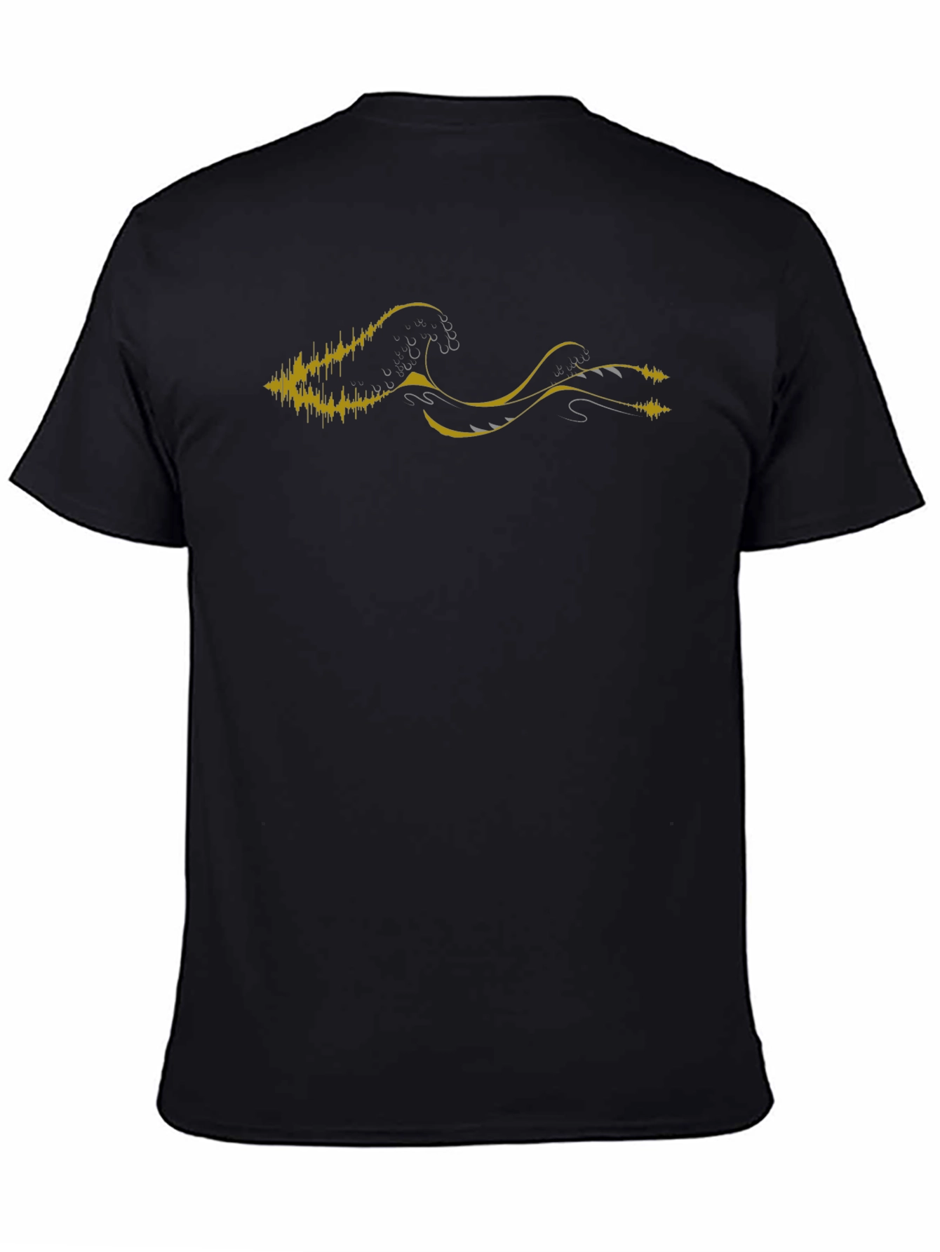 Soundwave Graphic Tee - Black