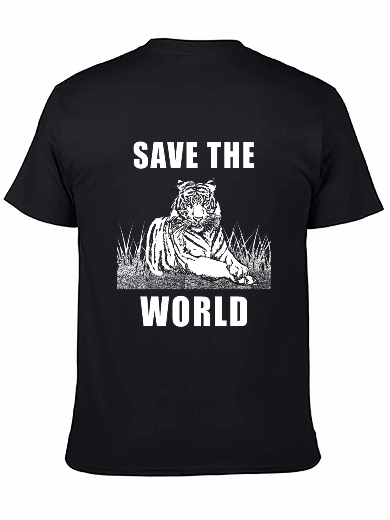 Save the World Tiger Graphic Tee