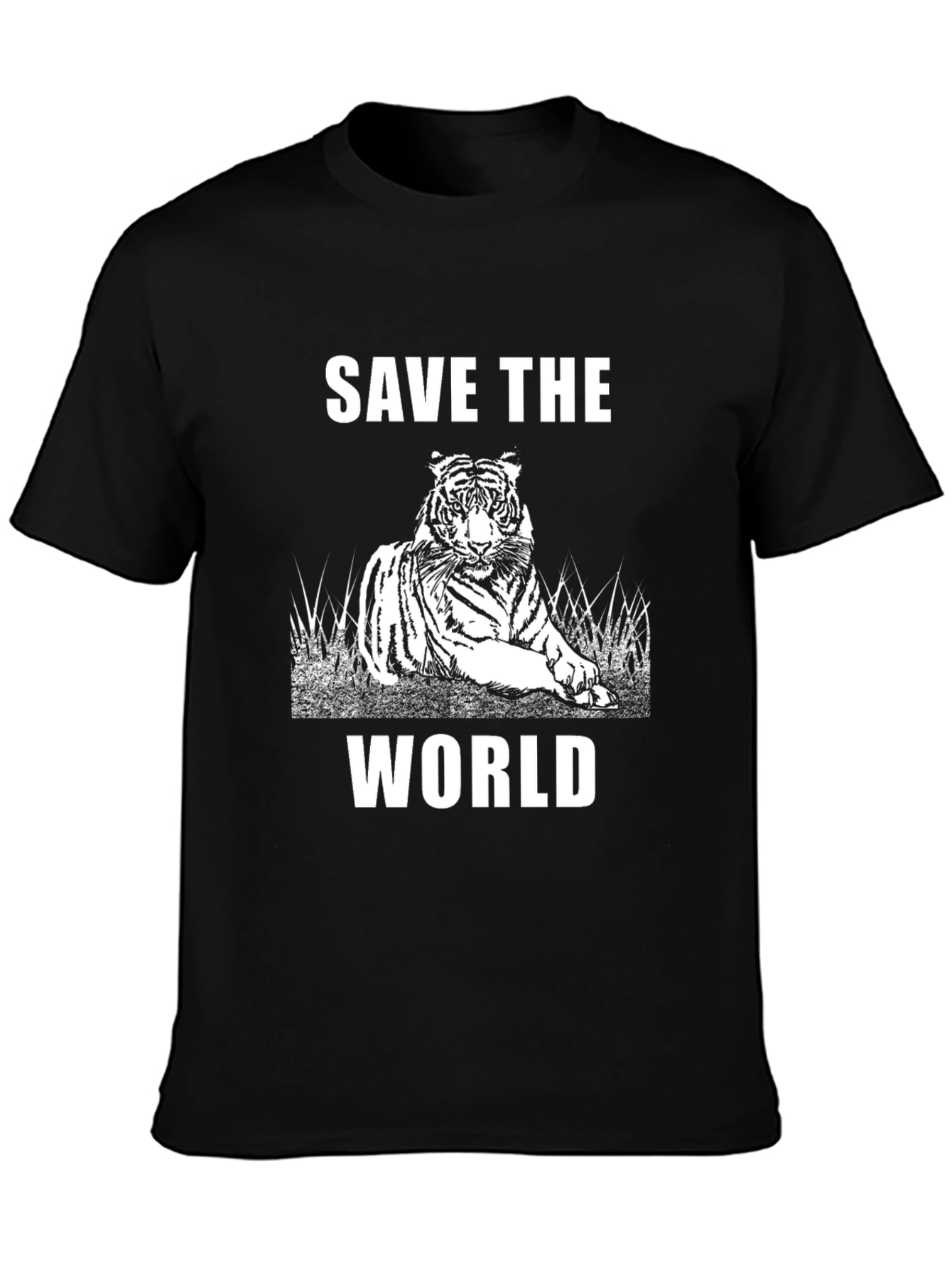 Save the World Tiger Graphic Tee