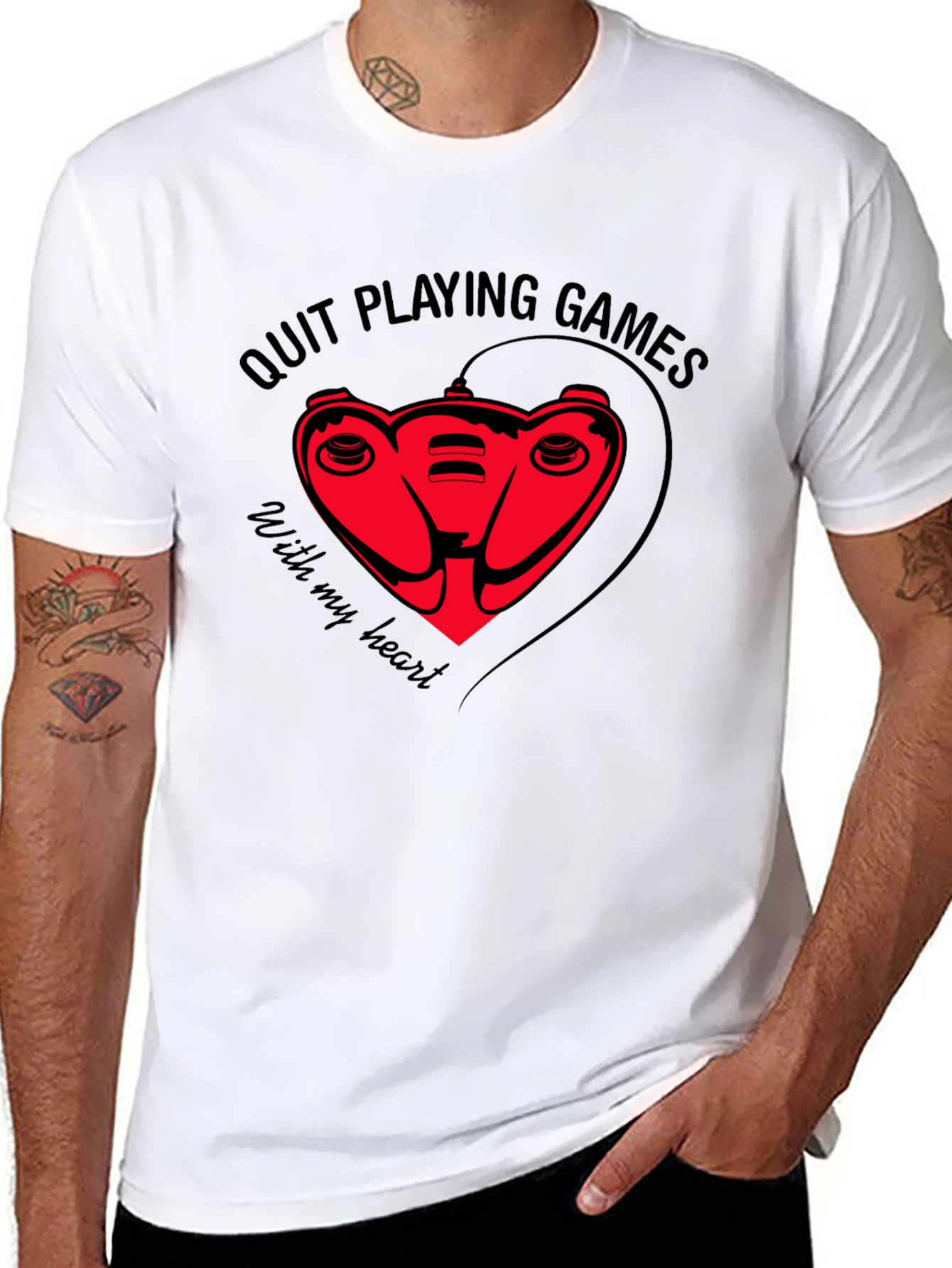 Quit Playing Games With My Heart Graphic Tee