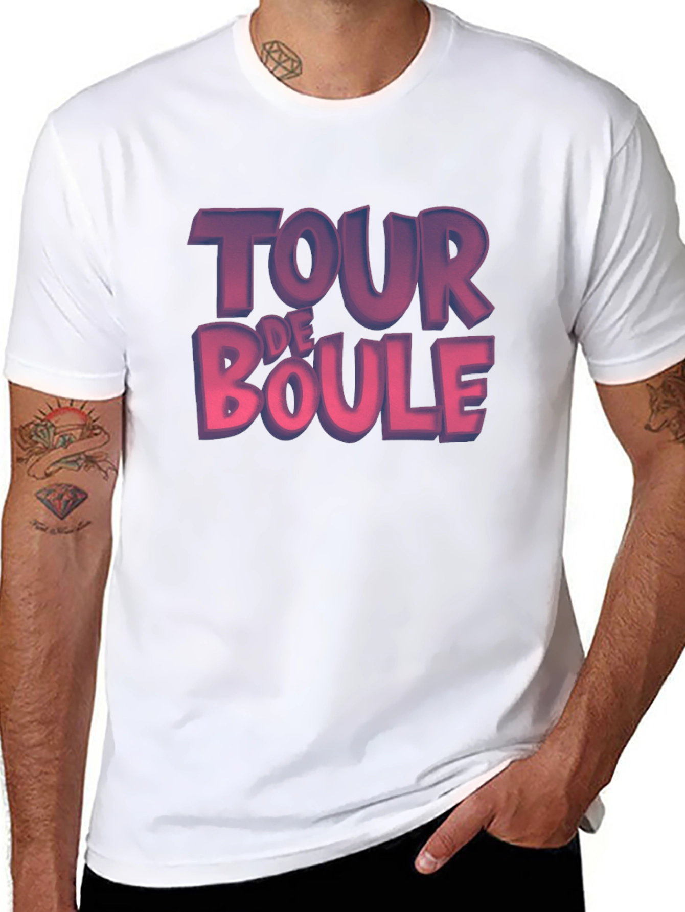 Tour de Boule Graphic T-Shirt - Soft Cotton Tee
